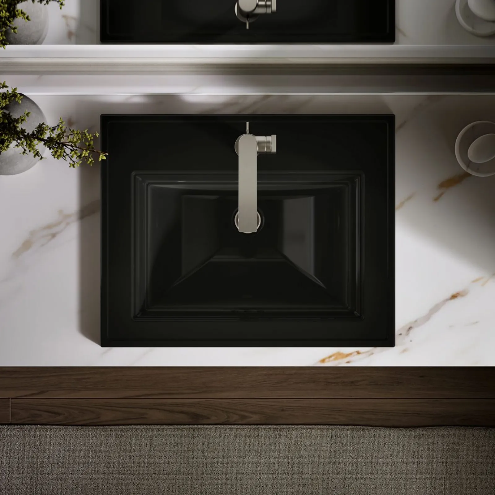 22-3/4" rectangular drop-in bathroom sink^Kohler Online