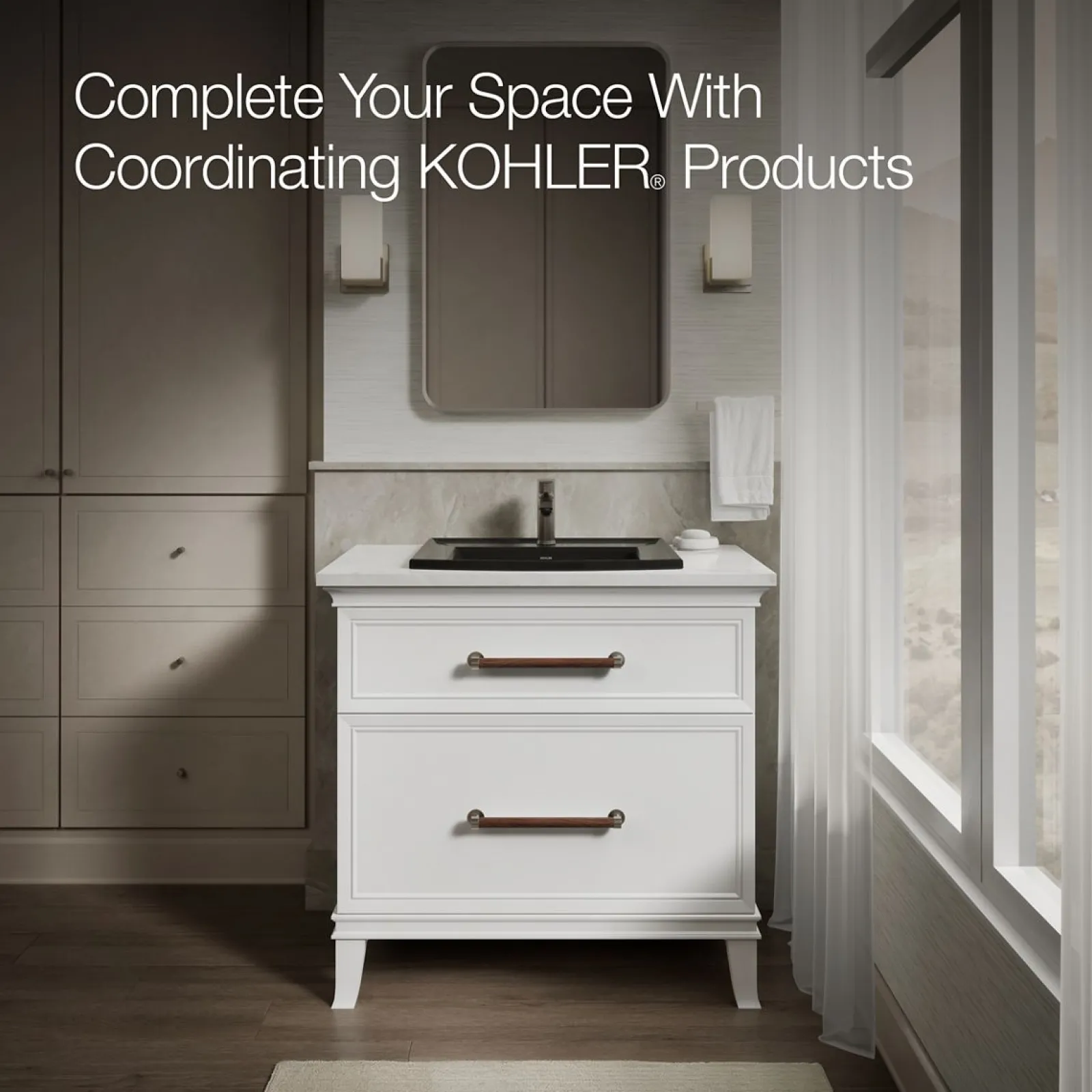22-3/4" rectangular drop-in bathroom sink^Kohler Clearance