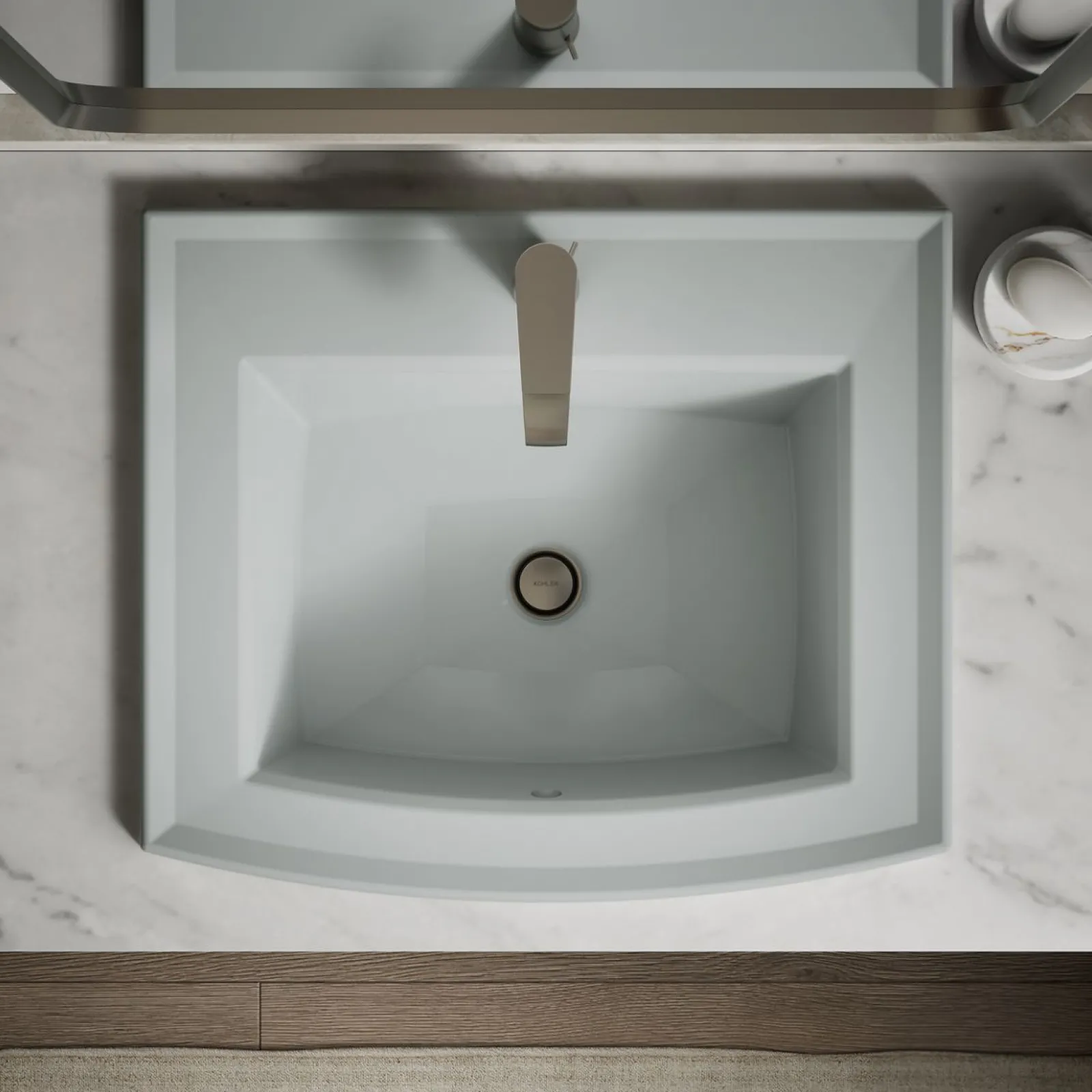 22-3/4" rectangular drop-in bathroom sink^Kohler Clearance