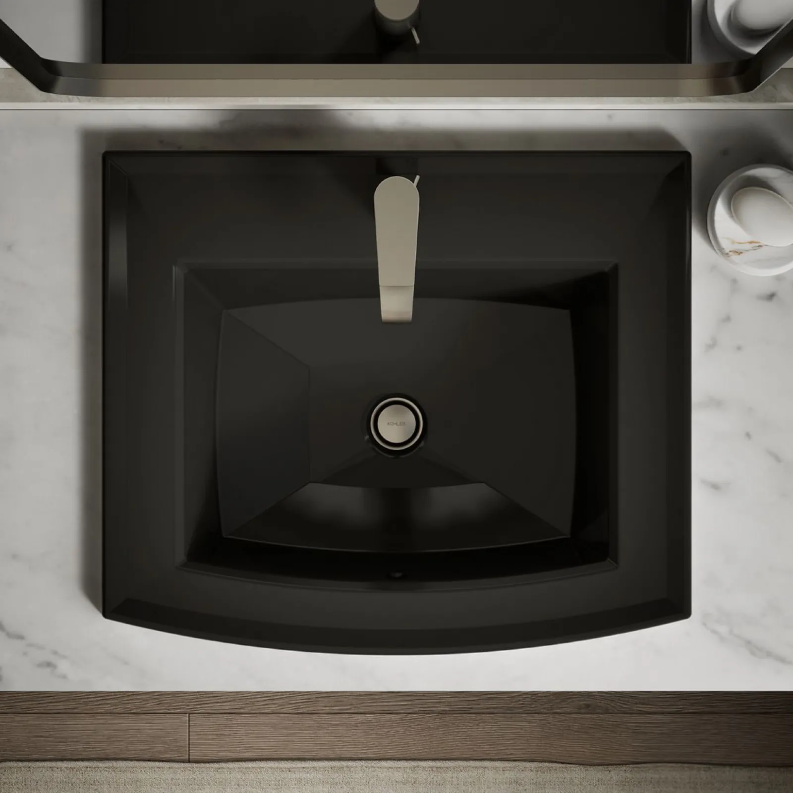 22-3/4" rectangular drop-in bathroom sink^Kohler Clearance