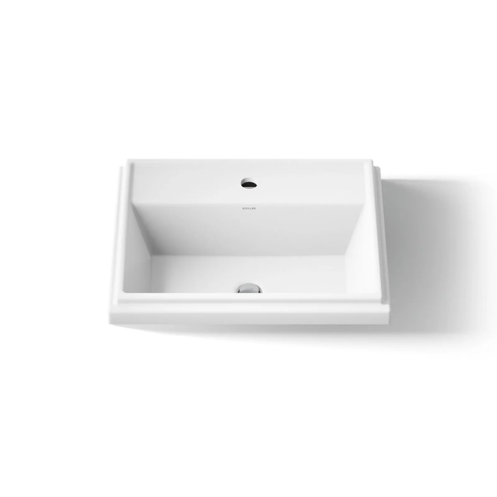 21-3/4" rectangular drop-in bathroom sink^Kohler Best