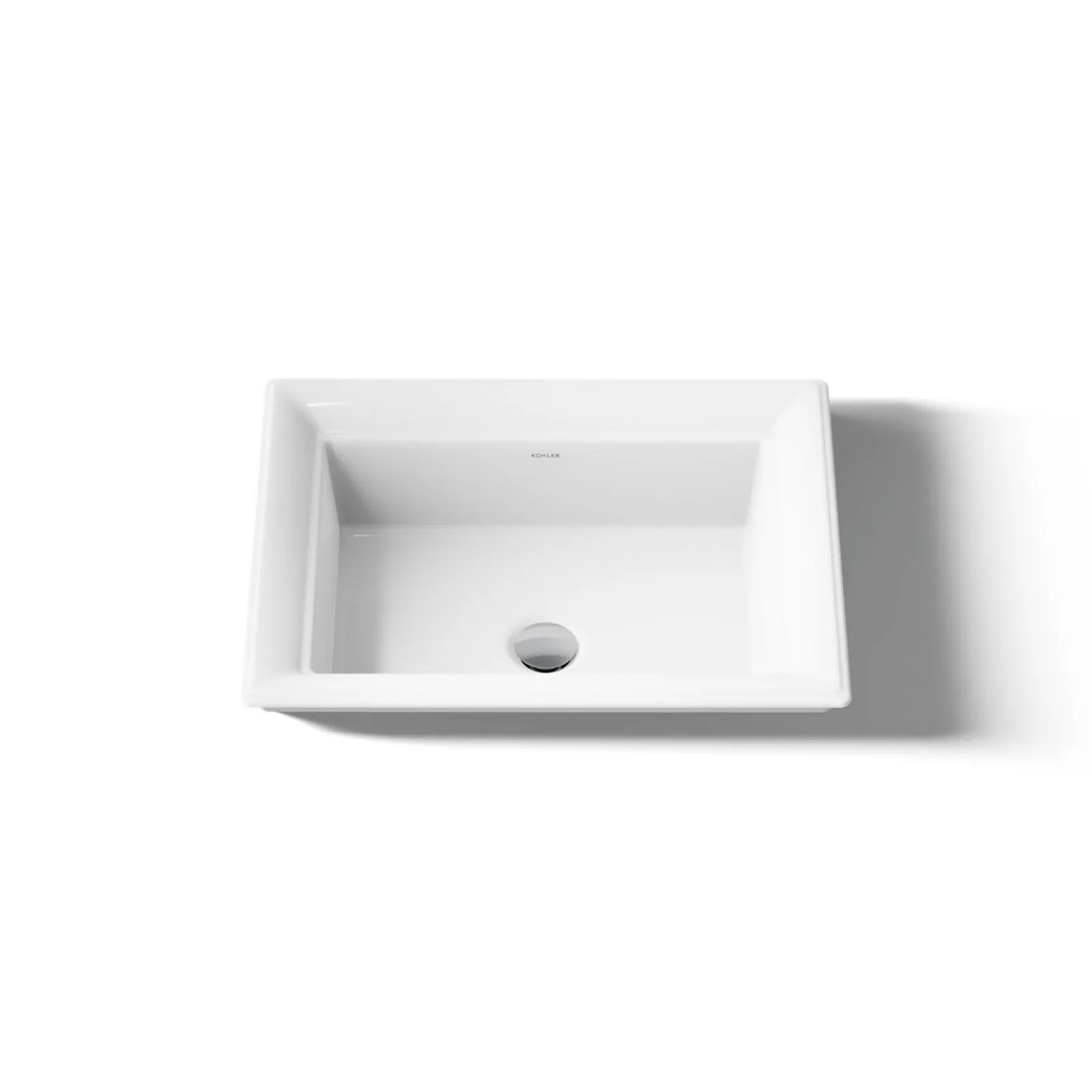 21" rectangular drop-in bathroom sink^Kohler