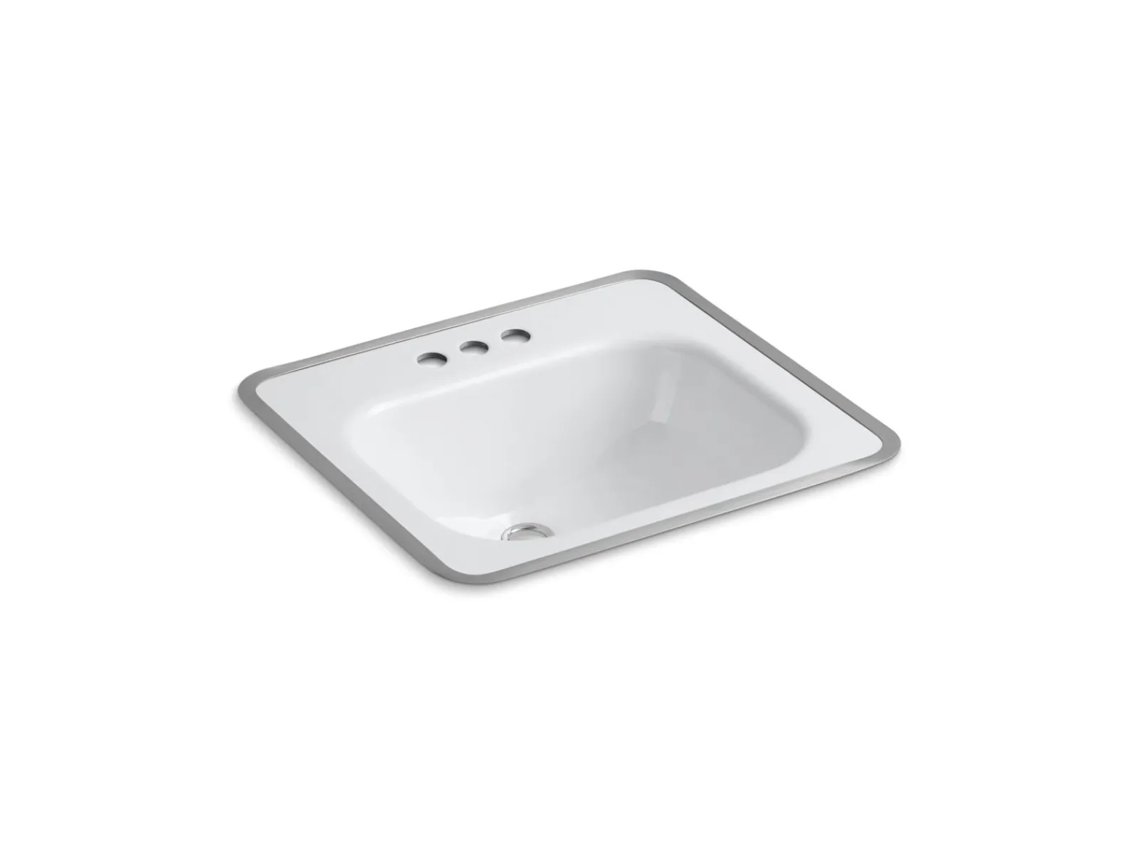 20" rectangular drop-in bathroom sink^Kohler Discount
