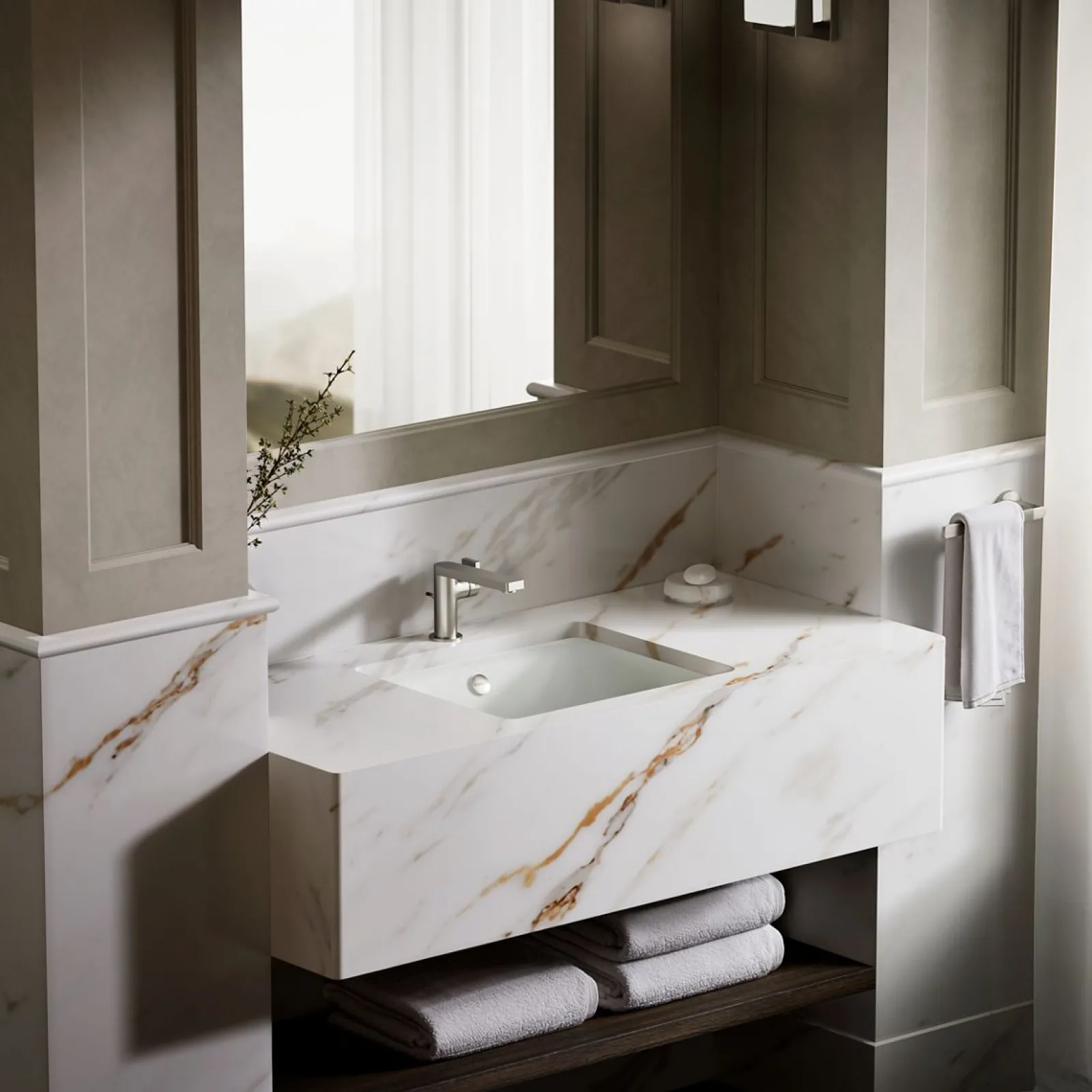 18-1/2" rectangular drop-in/undermount bathroom sink^Kohler Discount