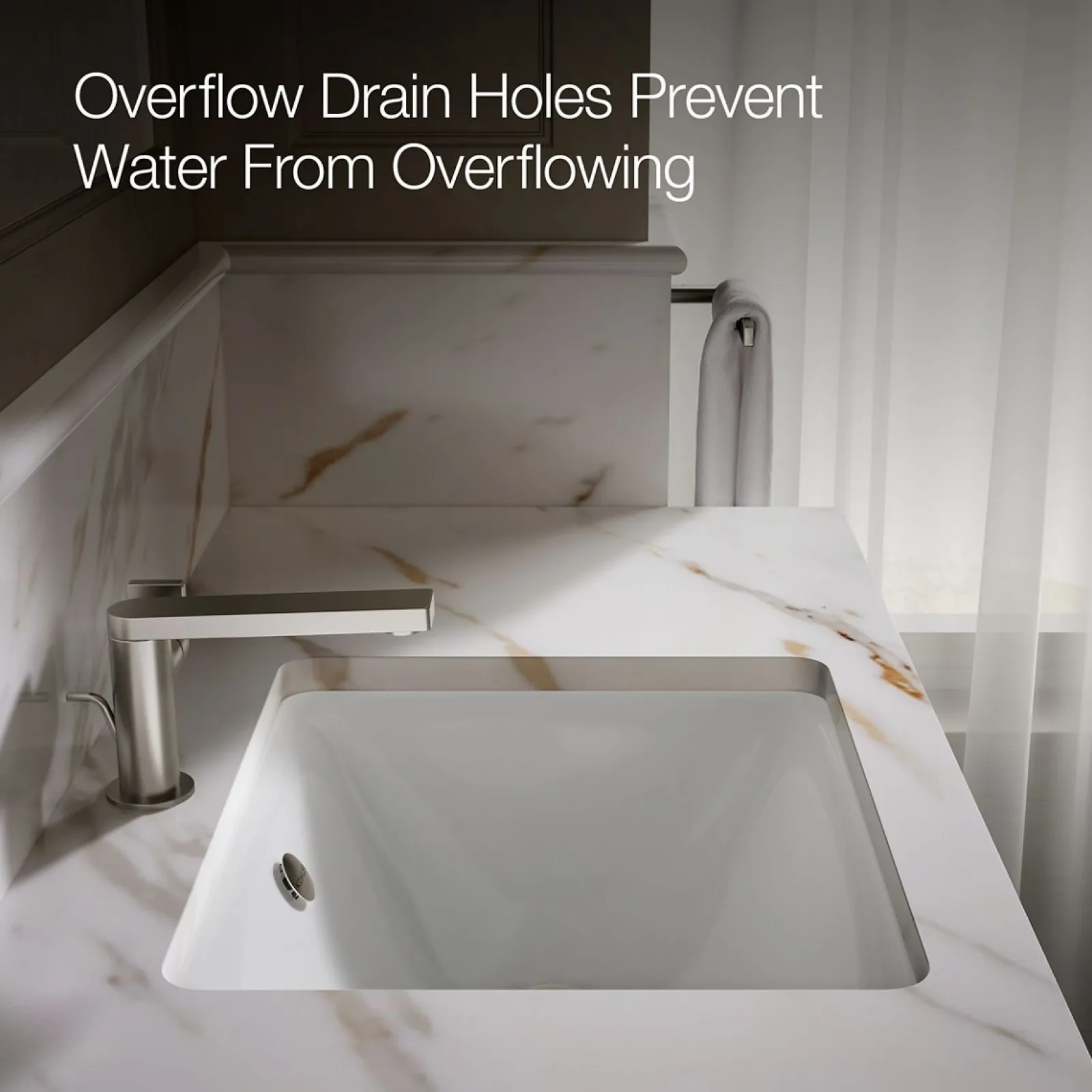 18-1/2" rectangular drop-in/undermount bathroom sink^Kohler Discount