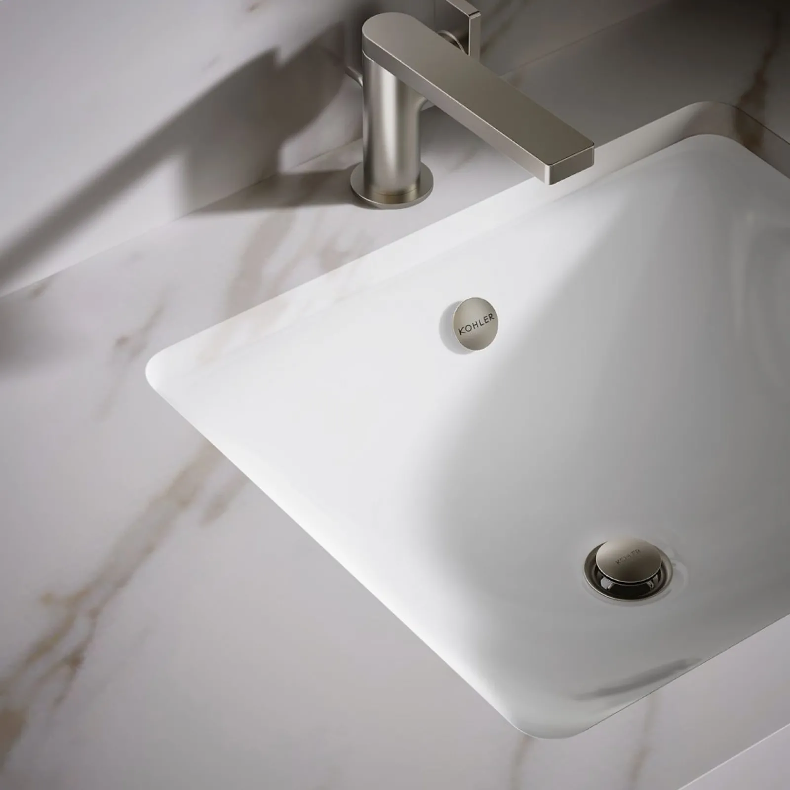 18-1/2" rectangular drop-in/undermount bathroom sink^Kohler Discount