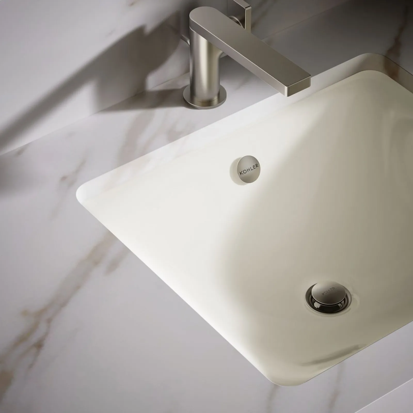18-1/2" rectangular drop-in/undermount bathroom sink^Kohler Discount