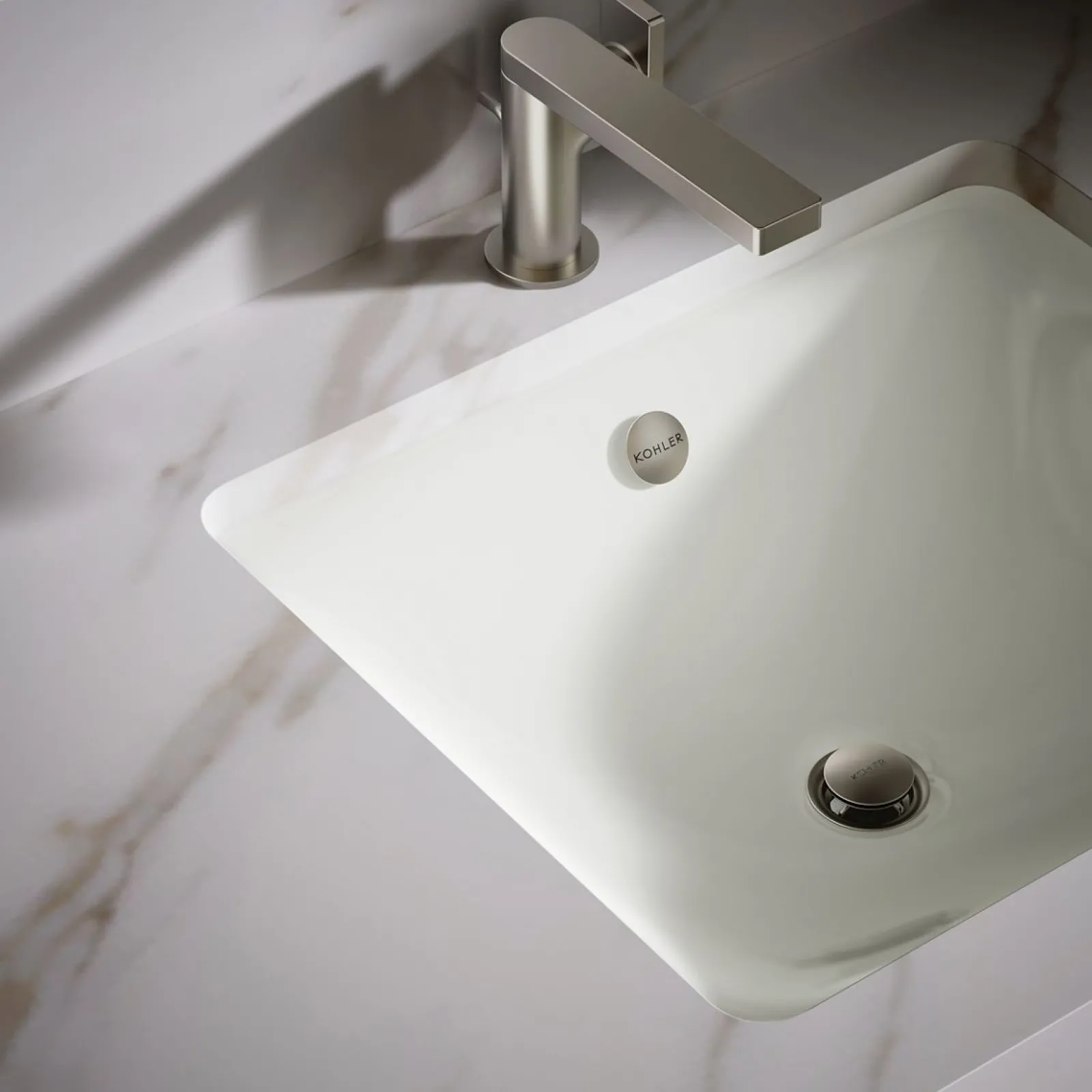 18-1/2" rectangular drop-in/undermount bathroom sink^Kohler Discount