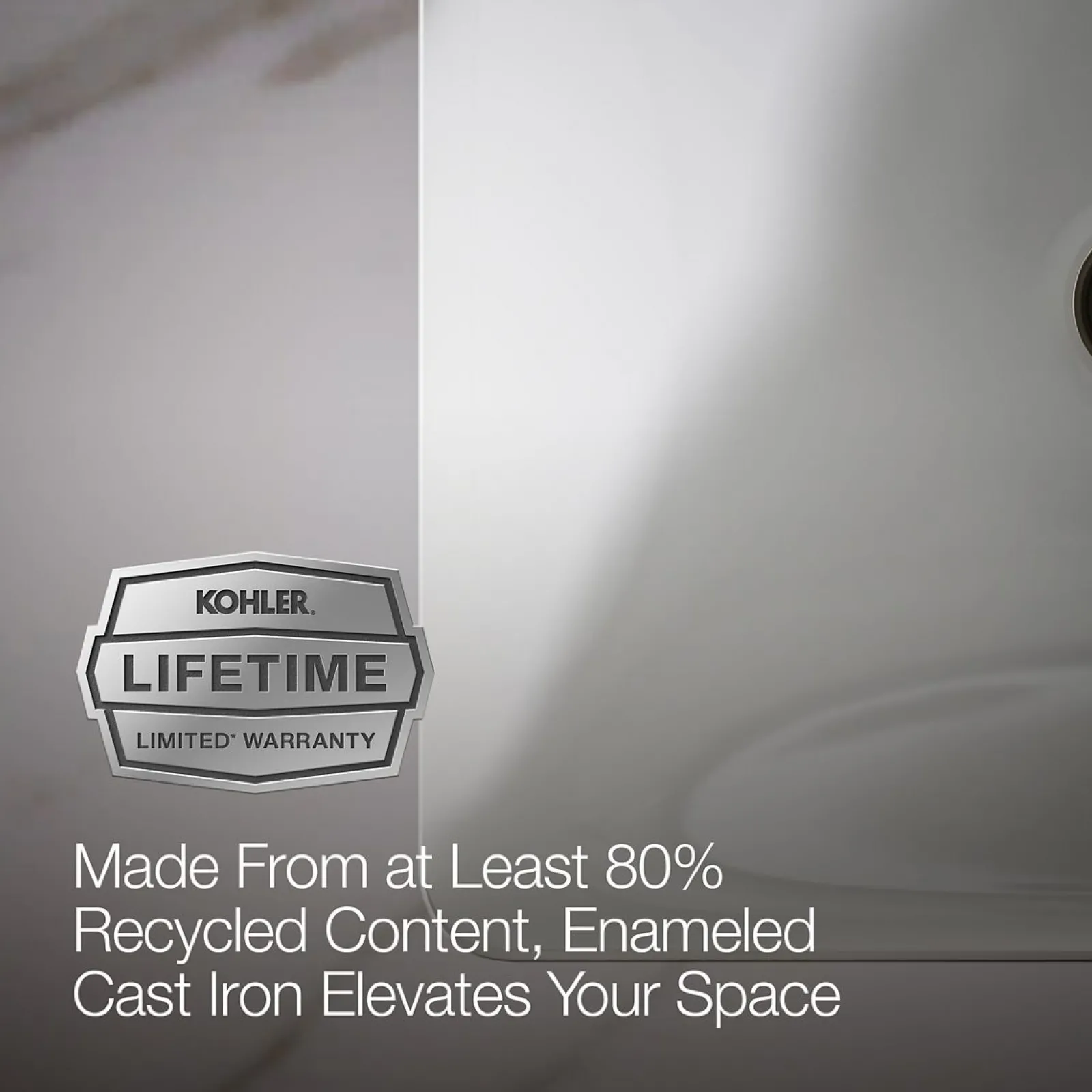 18-1/2" rectangular drop-in/undermount bathroom sink^Kohler Discount