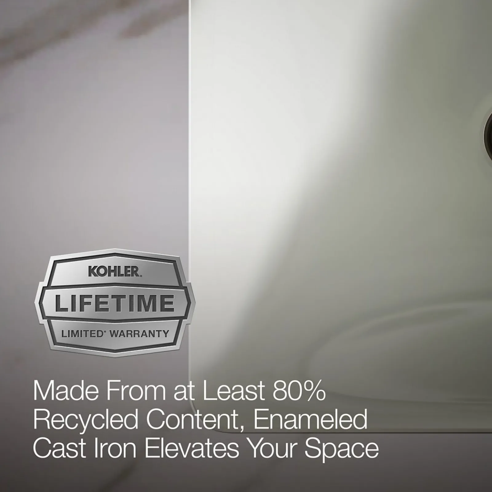 18-1/2" rectangular drop-in/undermount bathroom sink^Kohler Discount