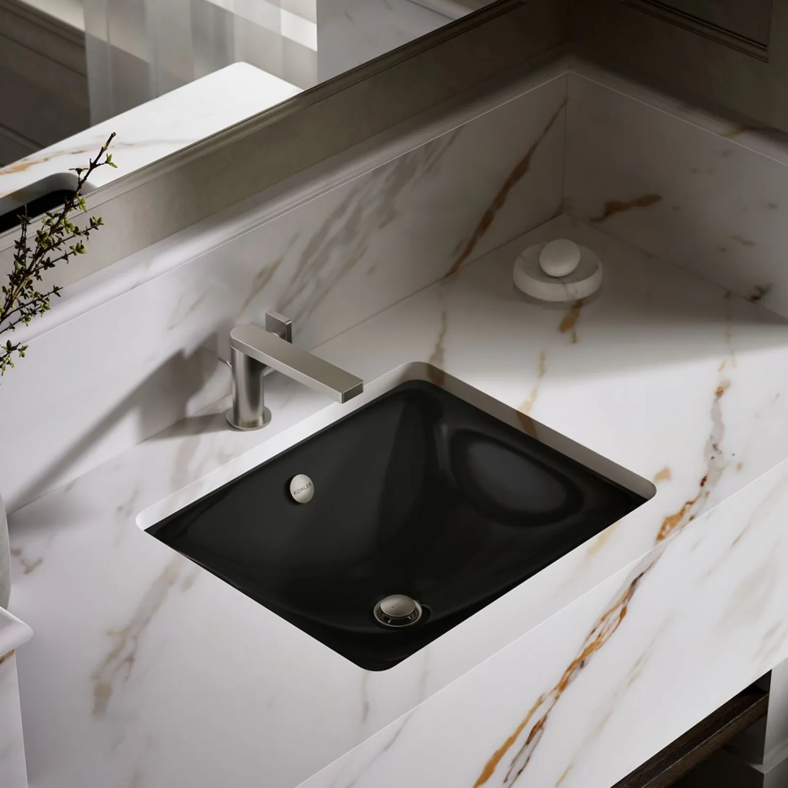18-1/2" rectangular drop-in/undermount bathroom sink^Kohler Discount