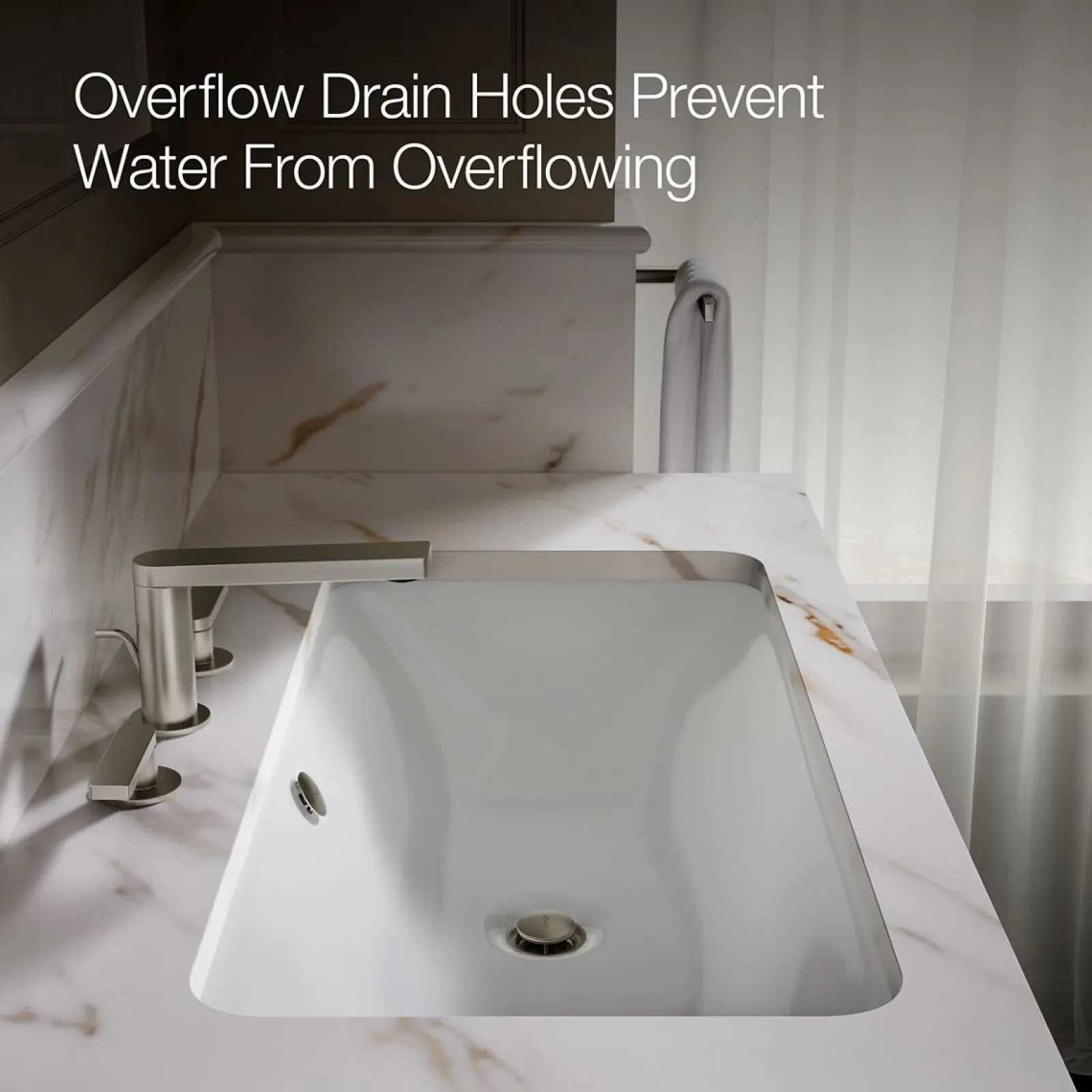 30" rectangular drop-in/undermount bathroom sink^Kohler