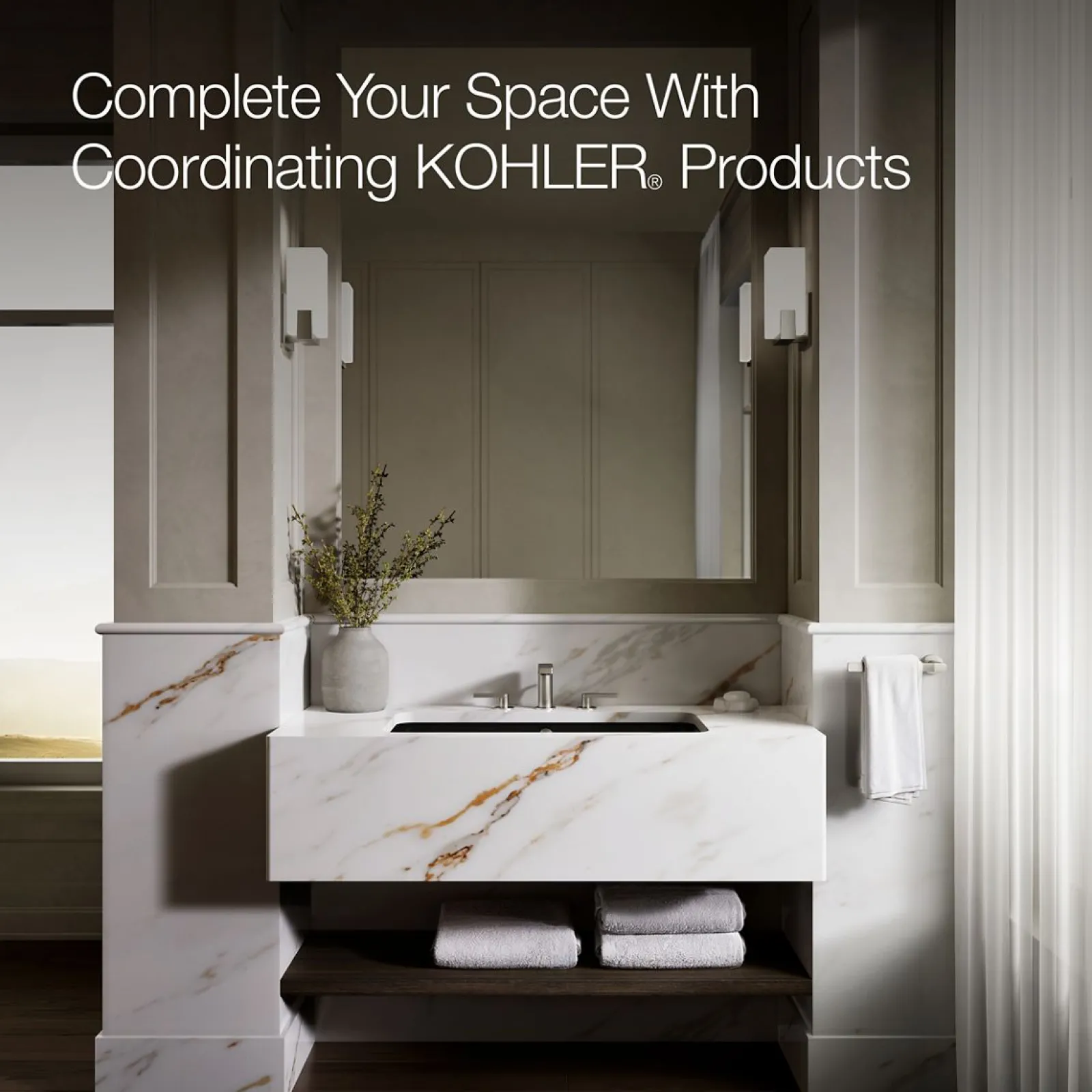30" rectangular drop-in/undermount bathroom sink^Kohler