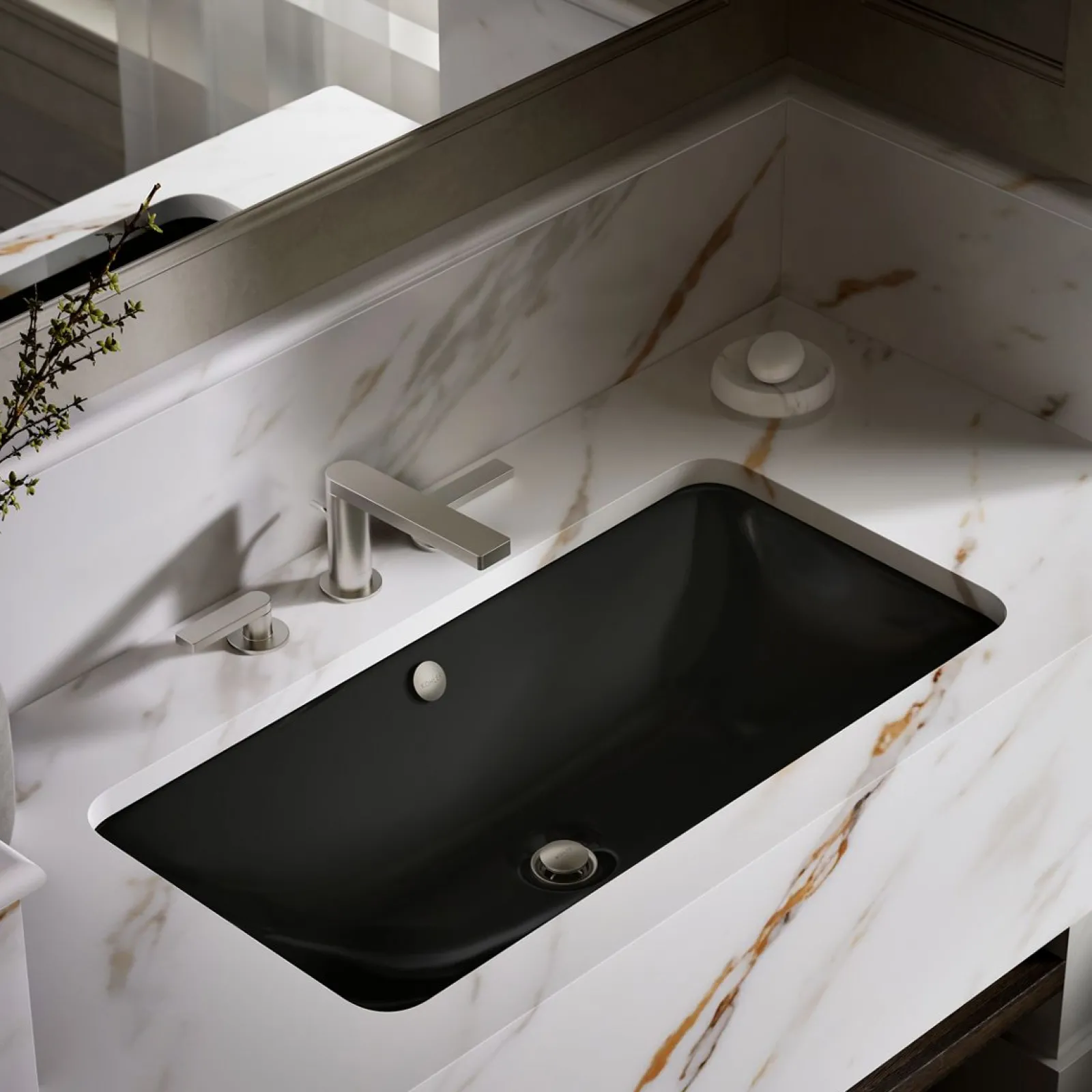 30" rectangular drop-in/undermount bathroom sink^Kohler
