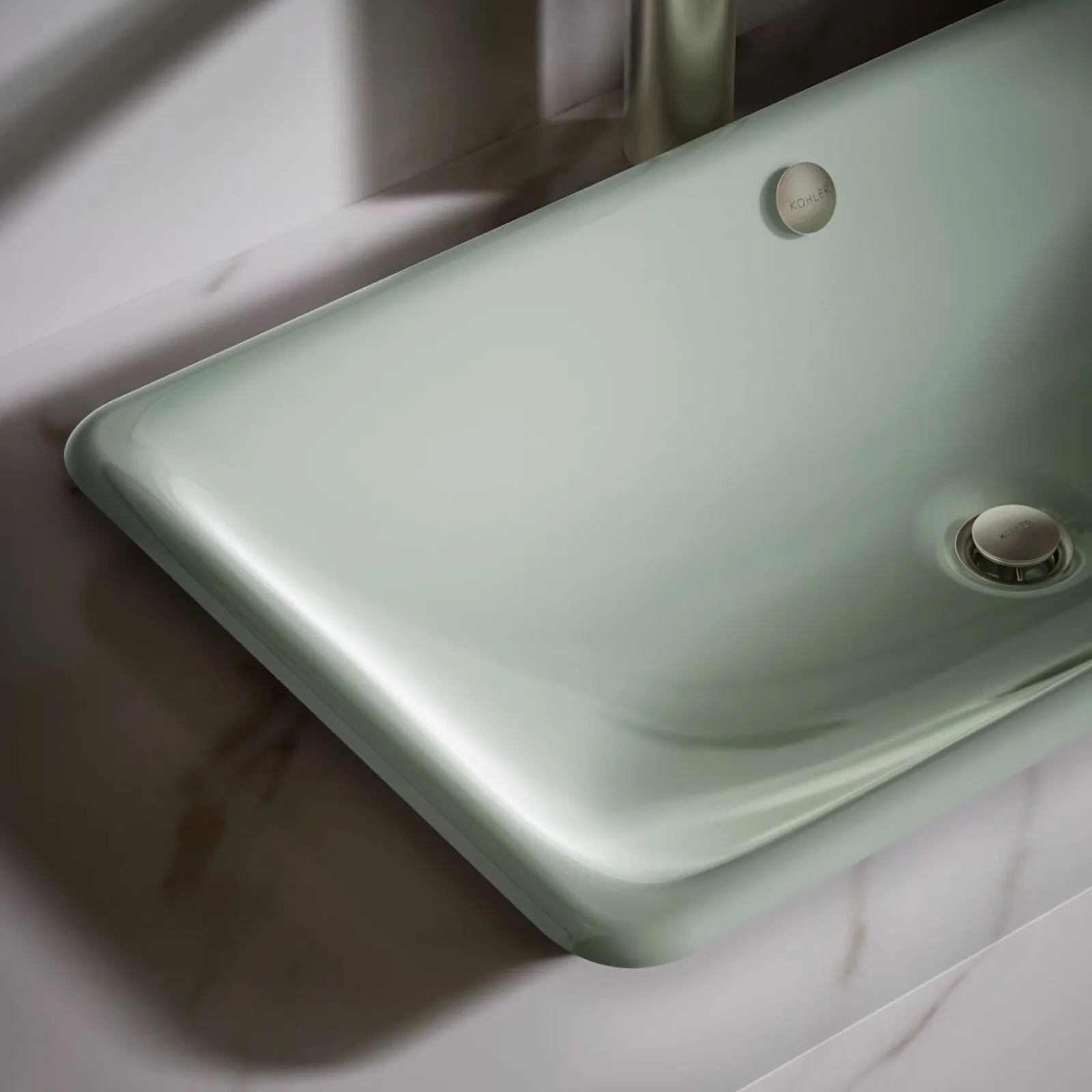 30" rectangular drop-in / undermount / vessel bathroom sink^Kohler New
