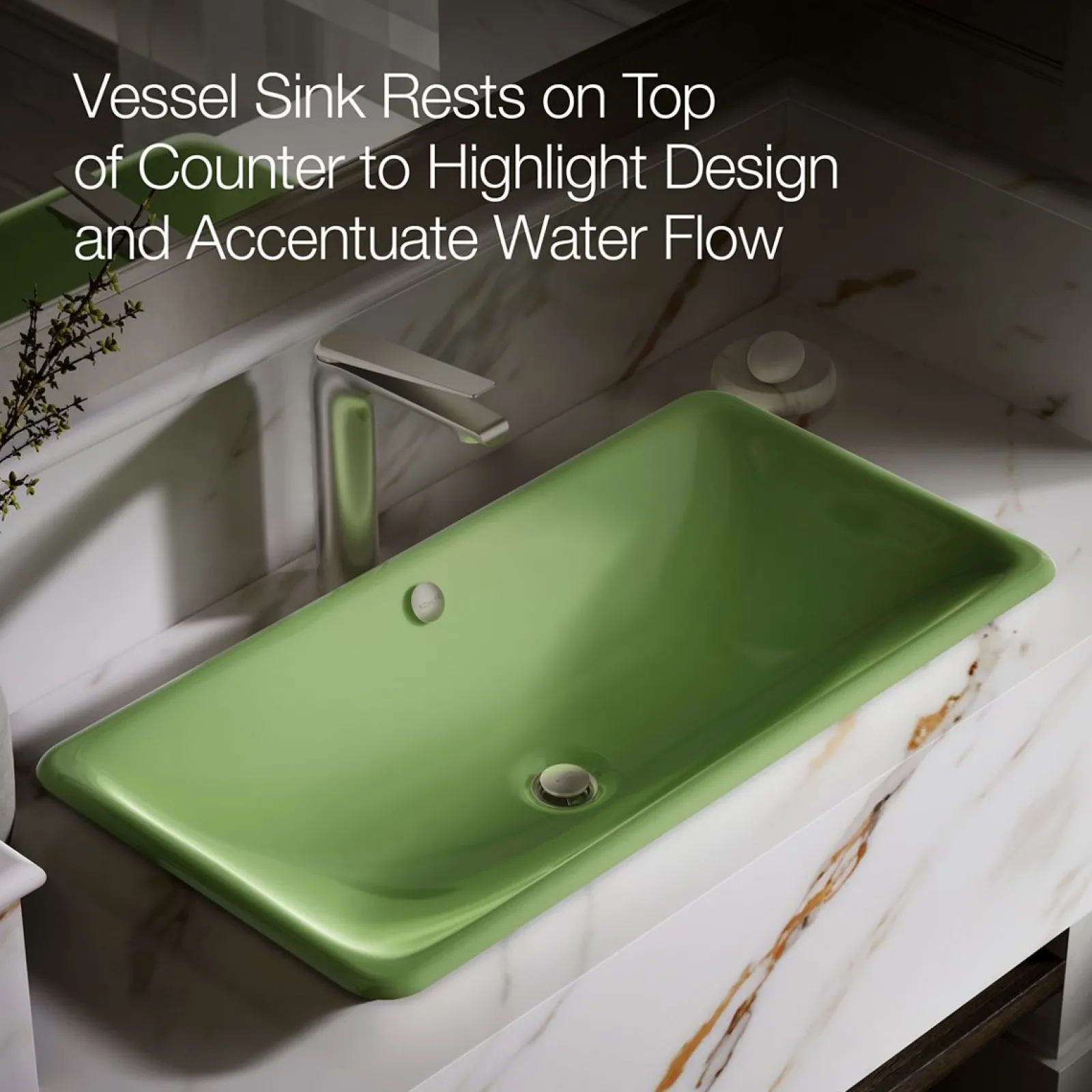 30" rectangular drop-in / undermount / vessel bathroom sink^Kohler Sale