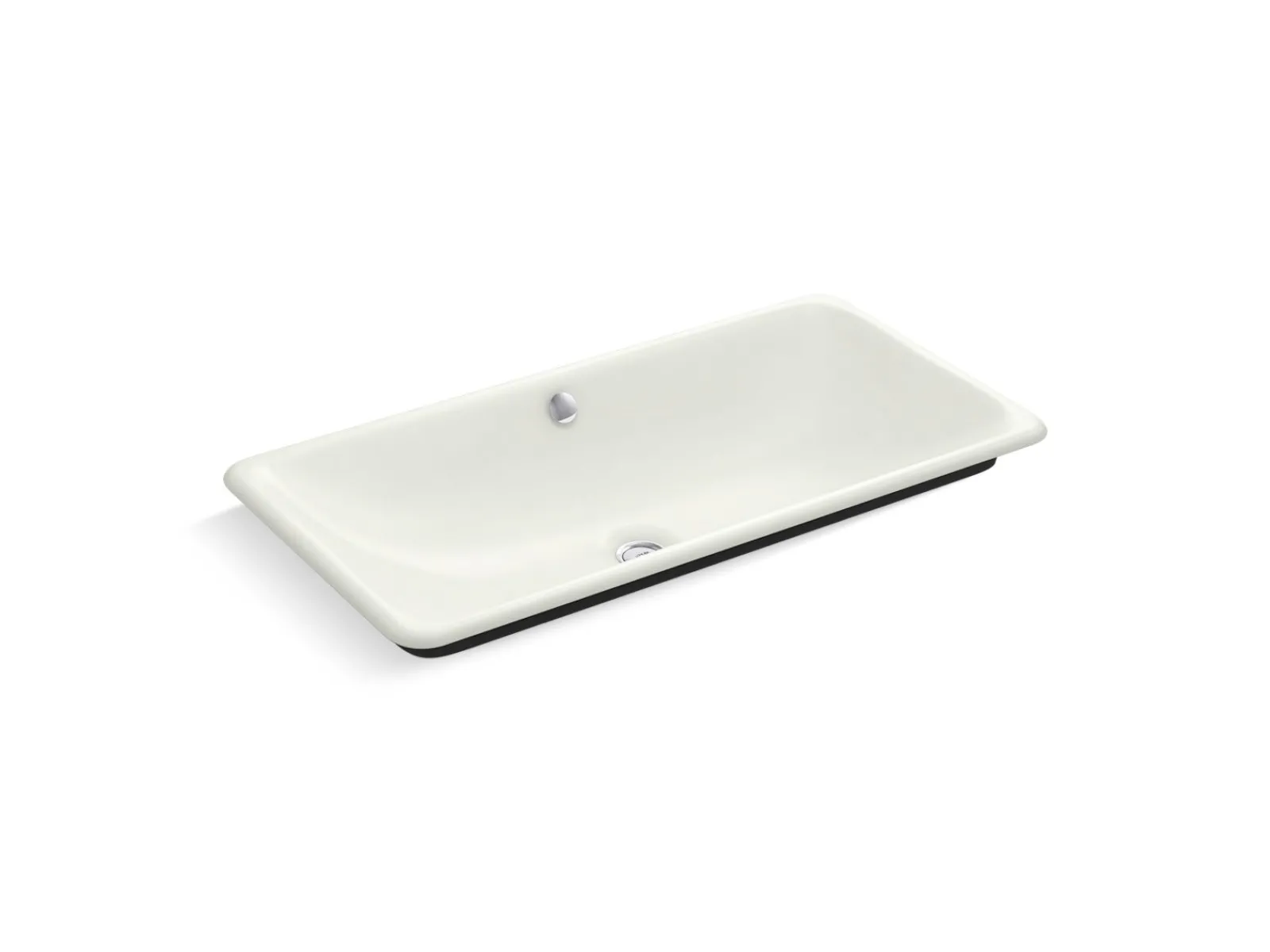 30" rectangular drop-in/undermount/vessel bathroom sink with Iron Black painted underside^Kohler Online