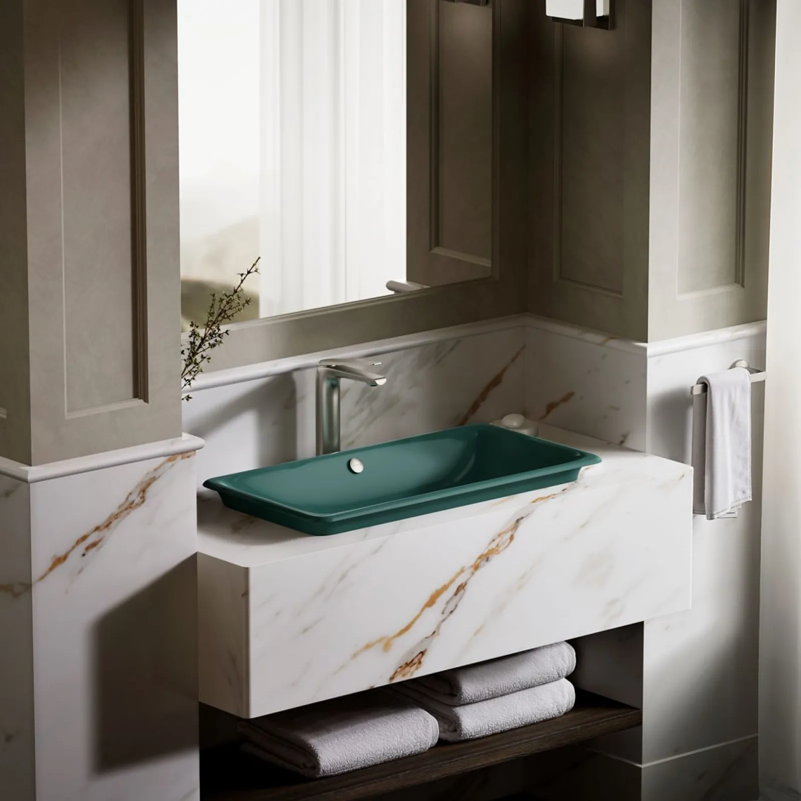 30" rectangular drop-in / undermount / vessel bathroom sink^Kohler Clearance
