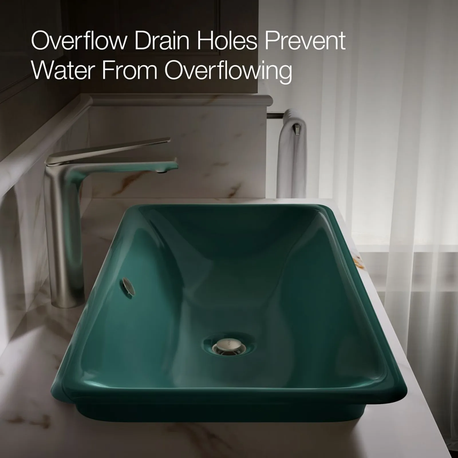 30" rectangular drop-in / undermount / vessel bathroom sink^Kohler Clearance