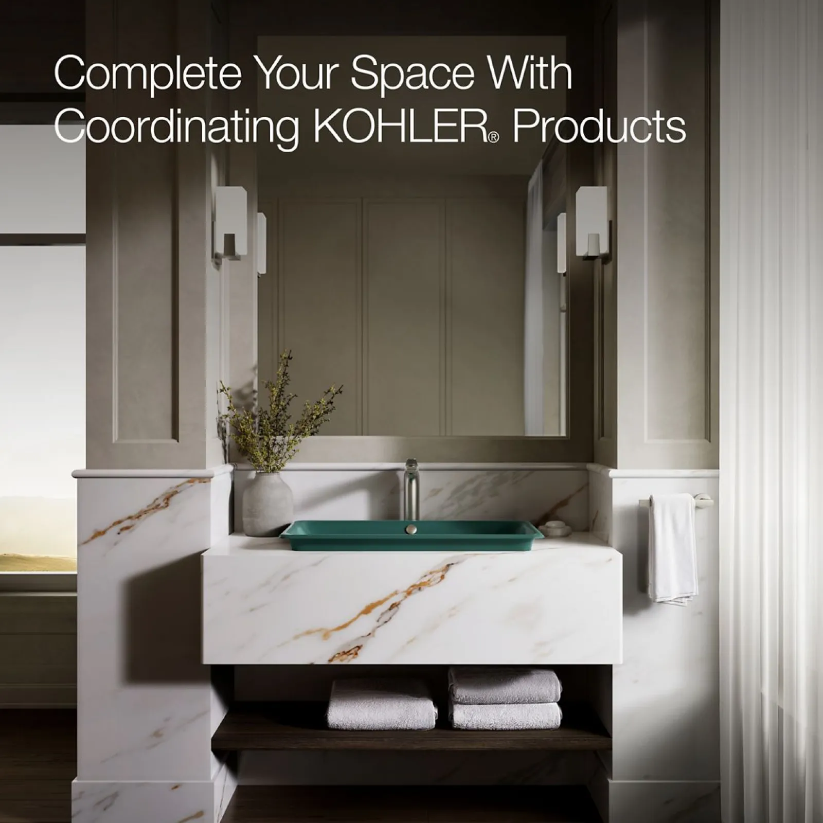 30" rectangular drop-in / undermount / vessel bathroom sink^Kohler Clearance