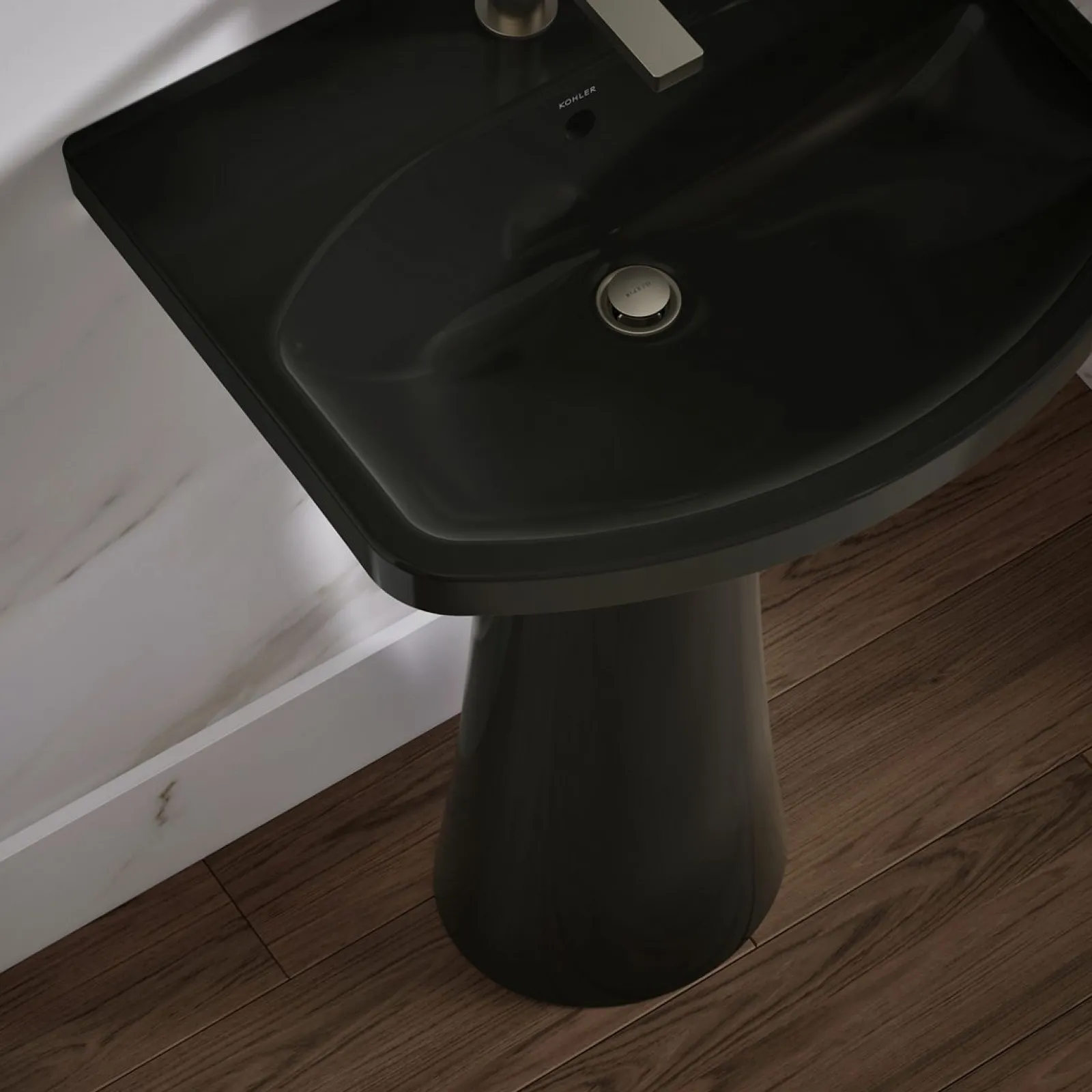 22-3/4" rectangular pedestal bathroom sink^Kohler New
