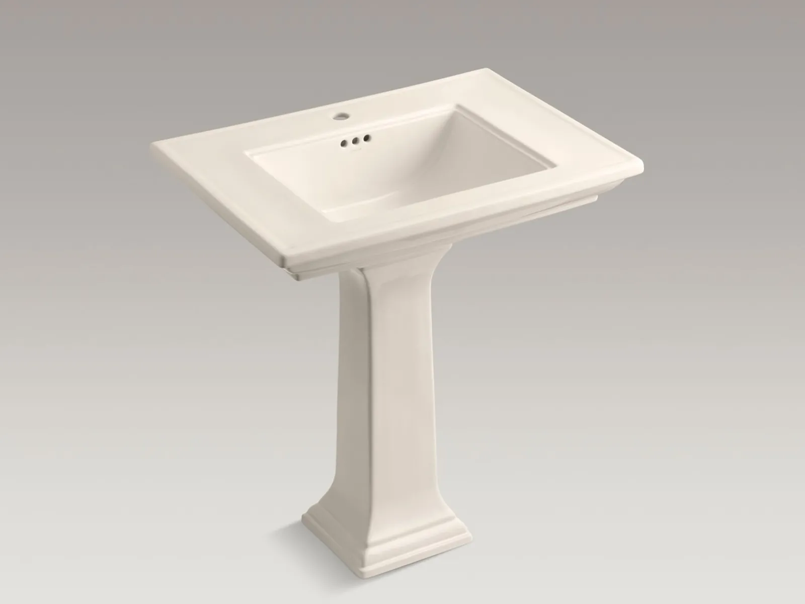 30-3/4" rectangular pedestal bathroom sink^Kohler Hot