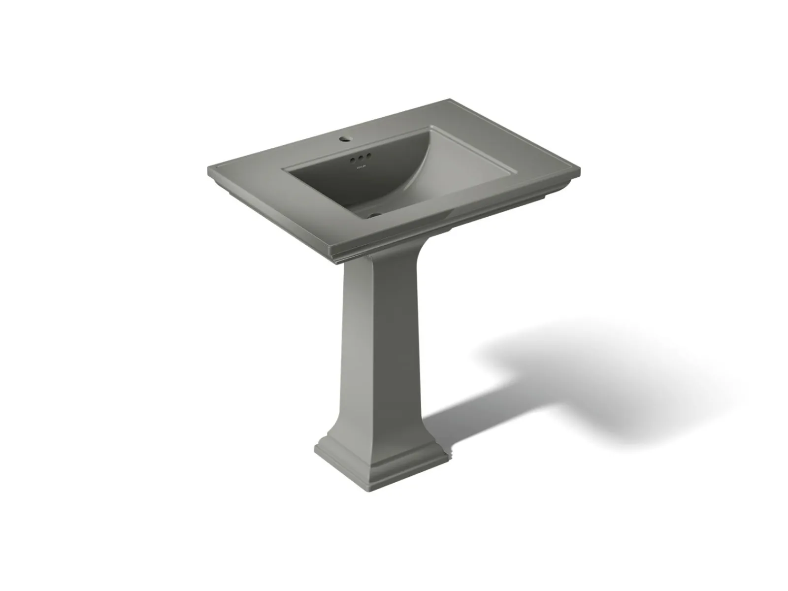 30-3/4" rectangular pedestal bathroom sink^Kohler Hot