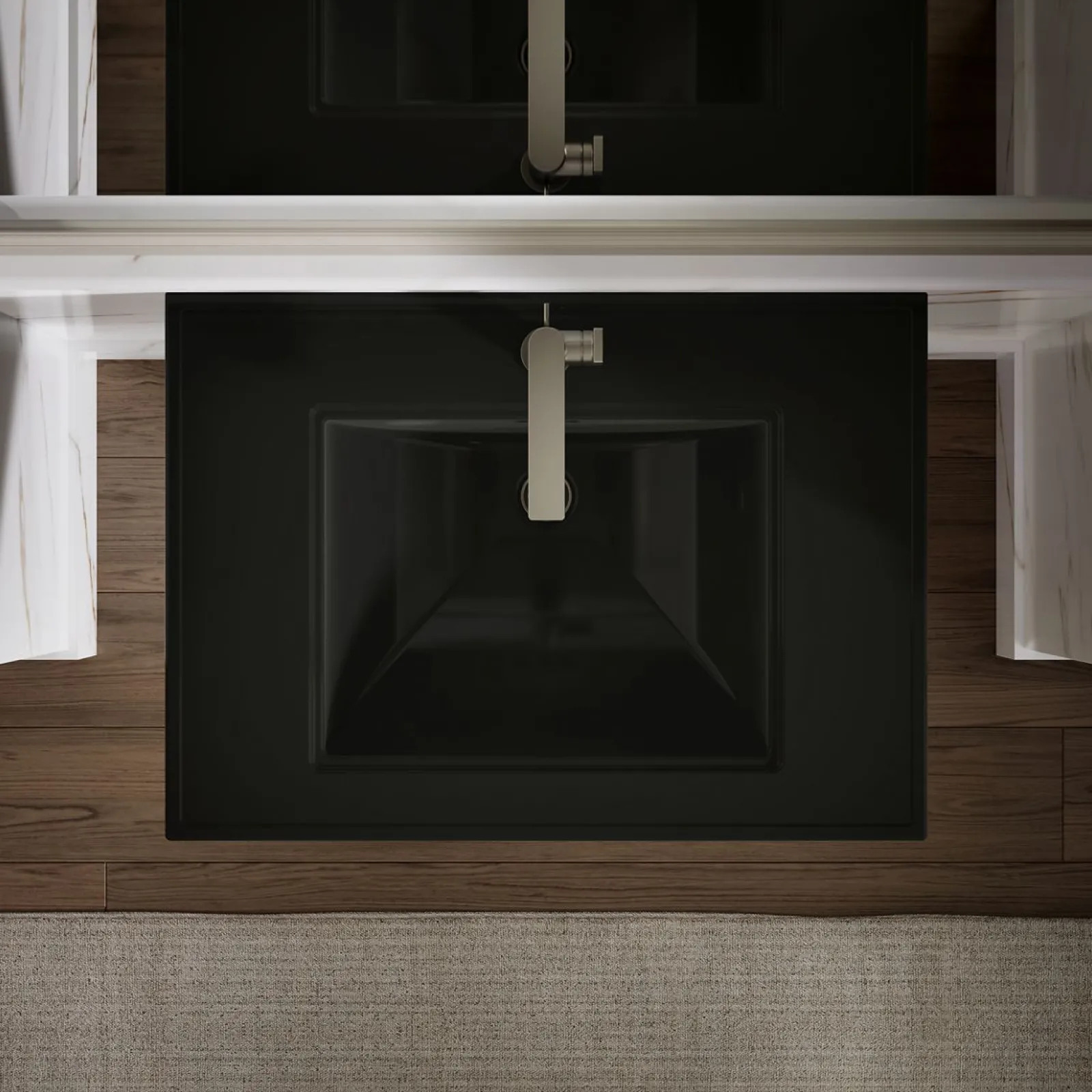 30-3/4" rectangular pedestal bathroom sink^Kohler Hot