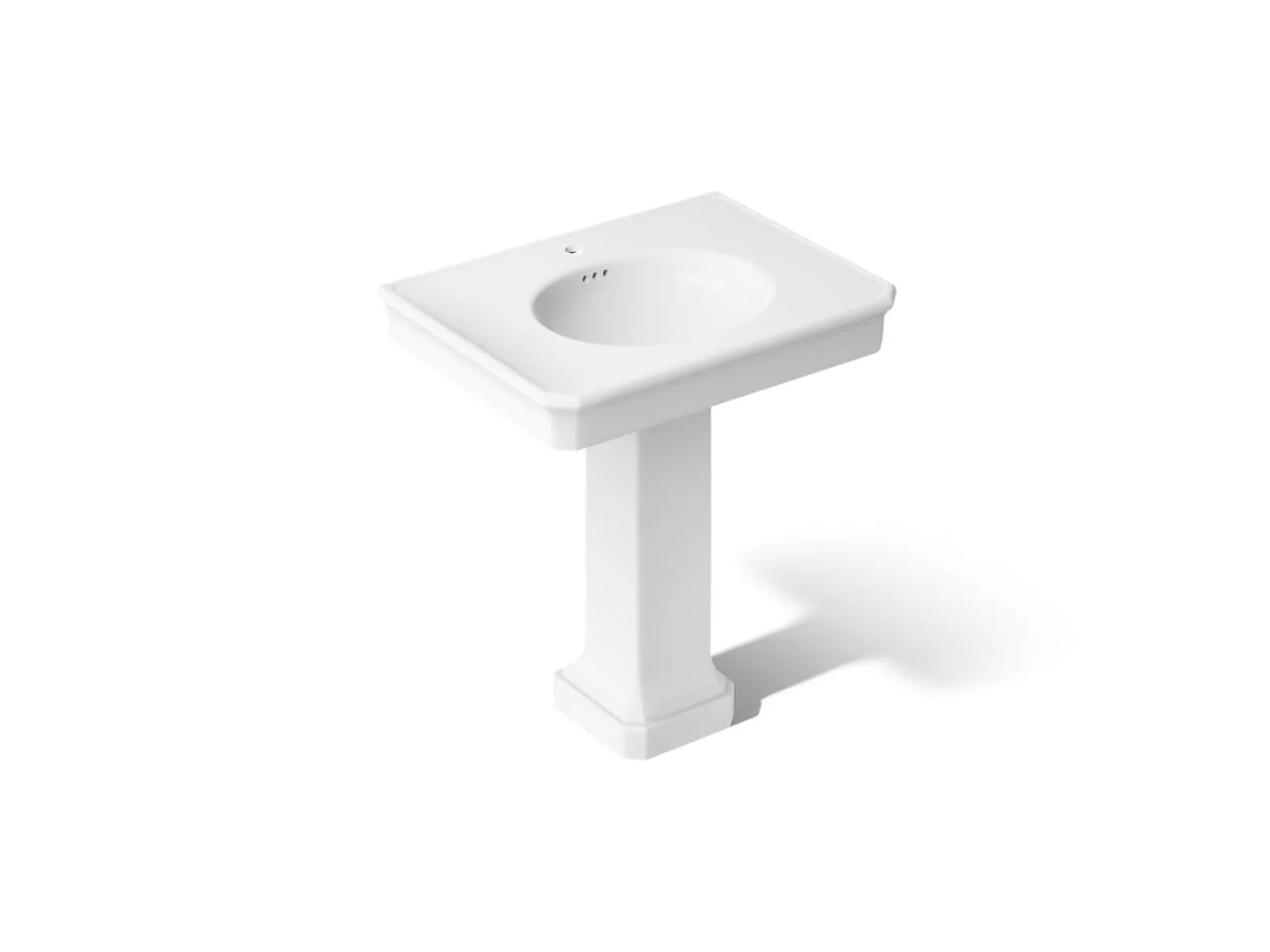 30" rectangular pedestal bathroom sink^Kohler Best