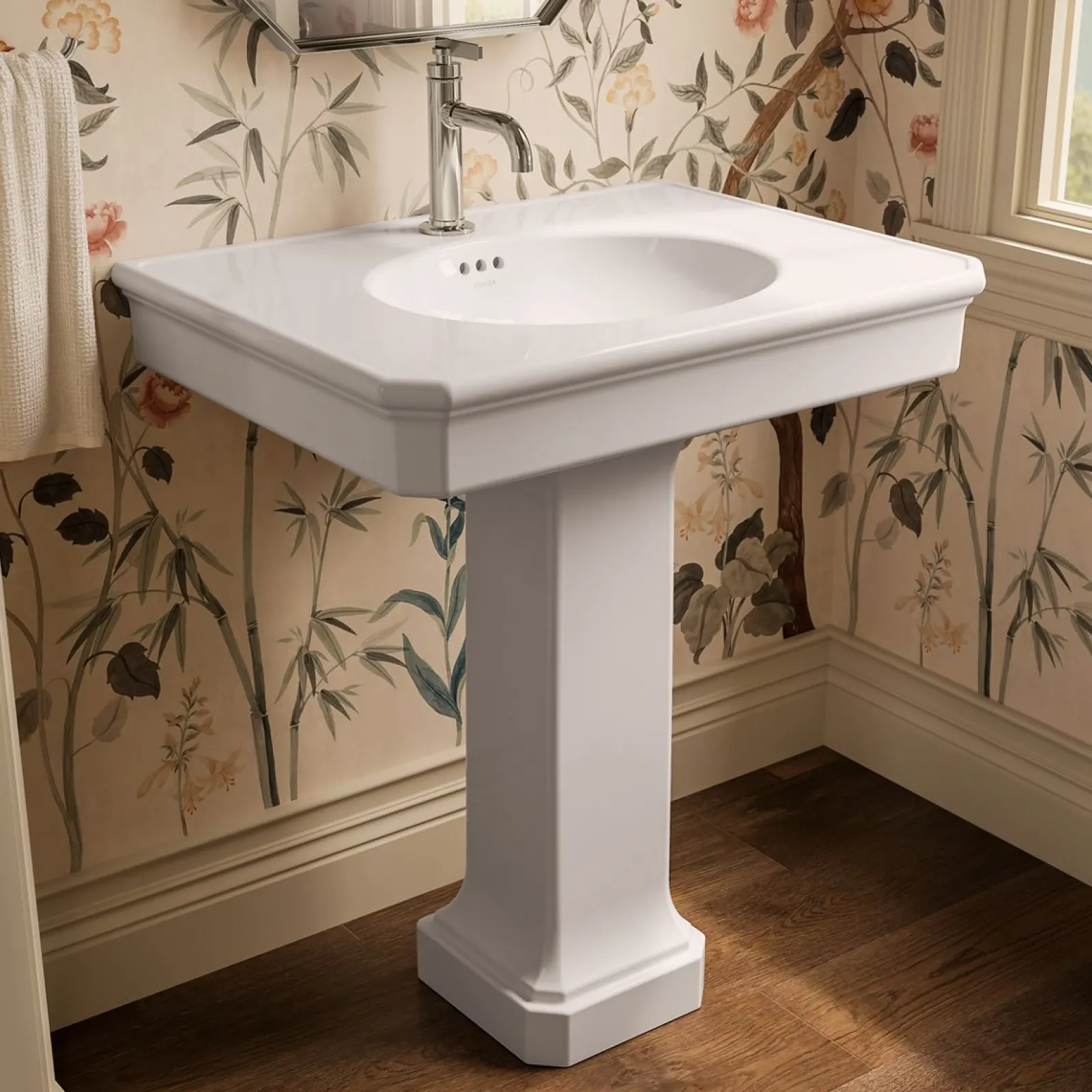 30" rectangular pedestal bathroom sink^Kohler Best
