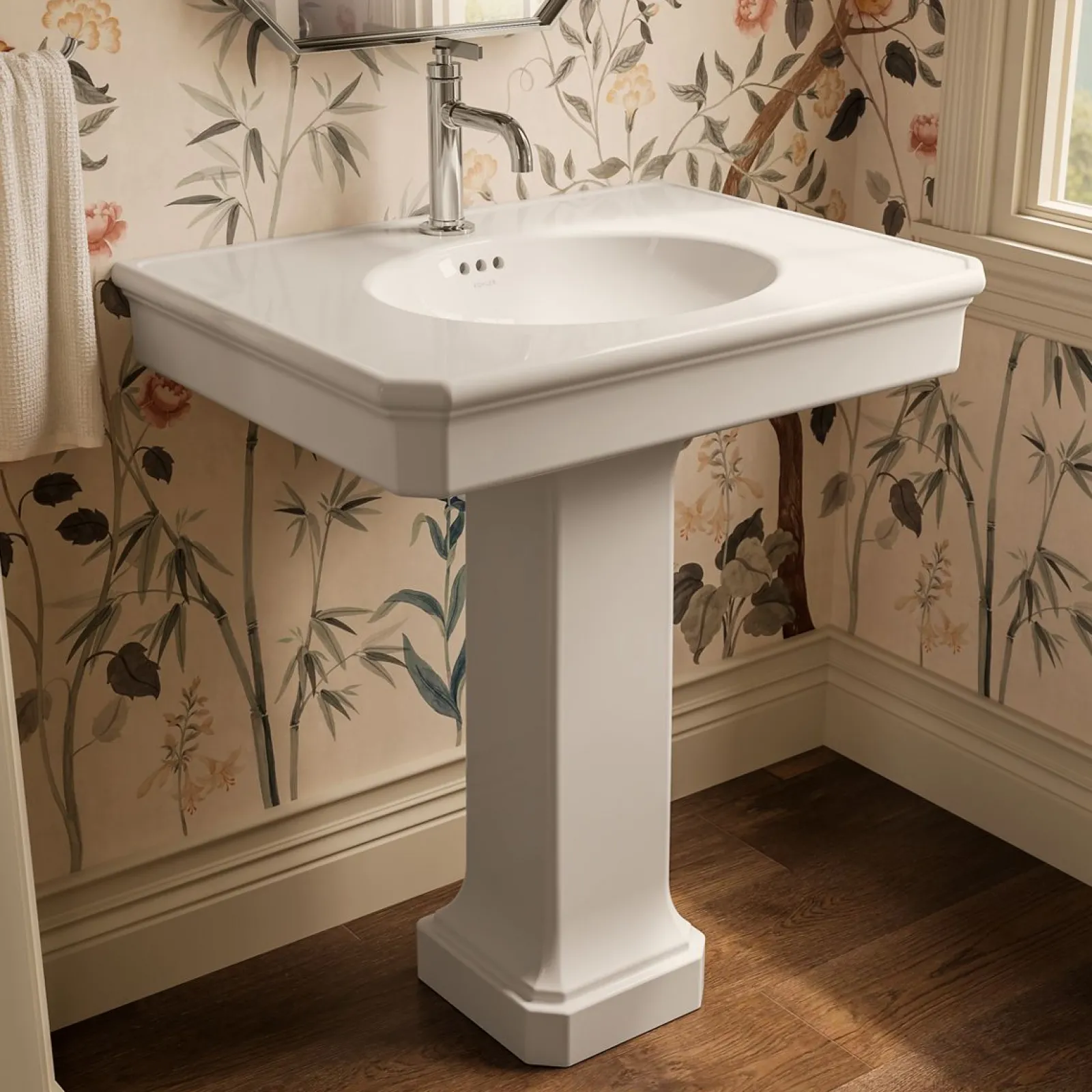 30" rectangular pedestal bathroom sink^Kohler Best