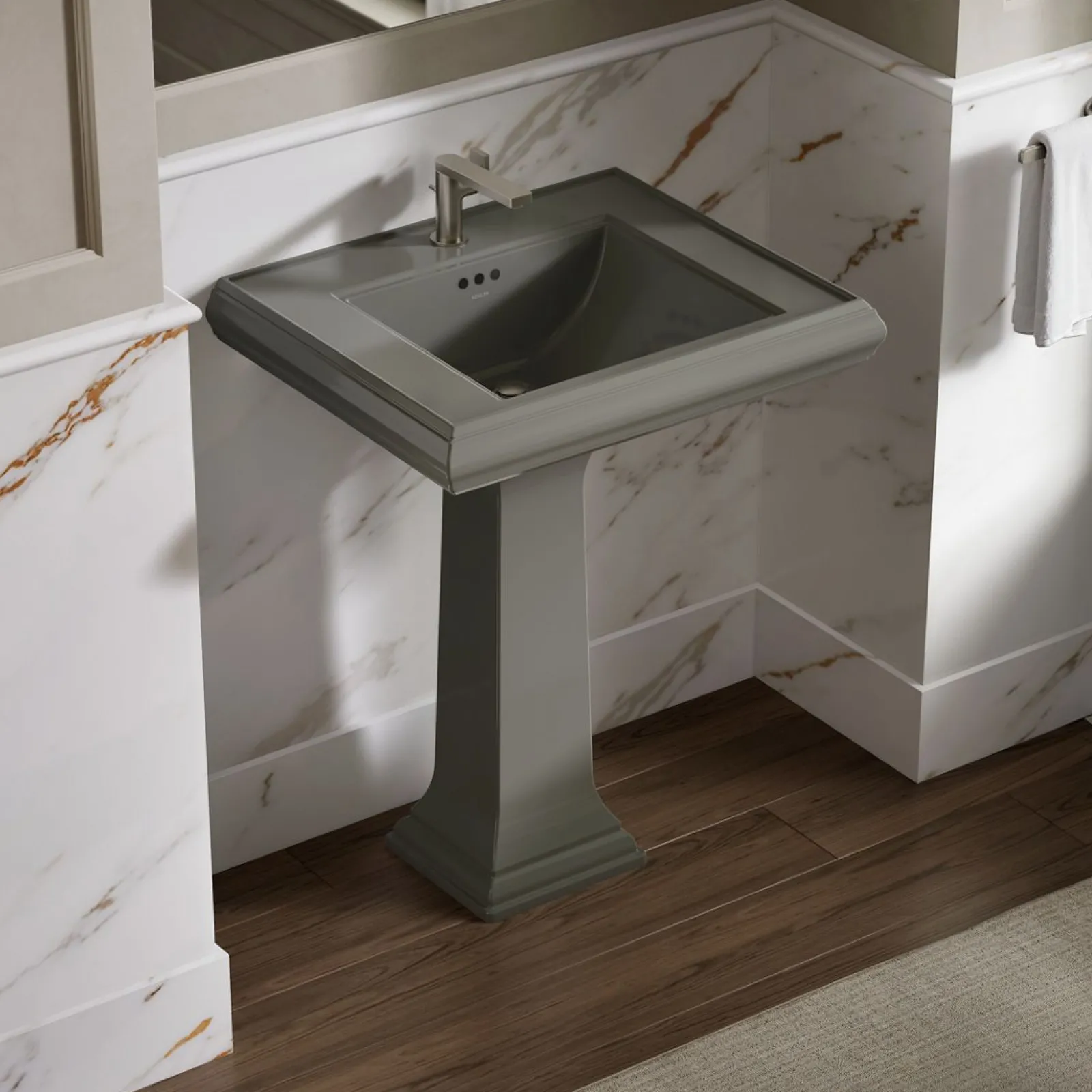 27-1/4" rectangular pedestal bathroom sink^Kohler Online