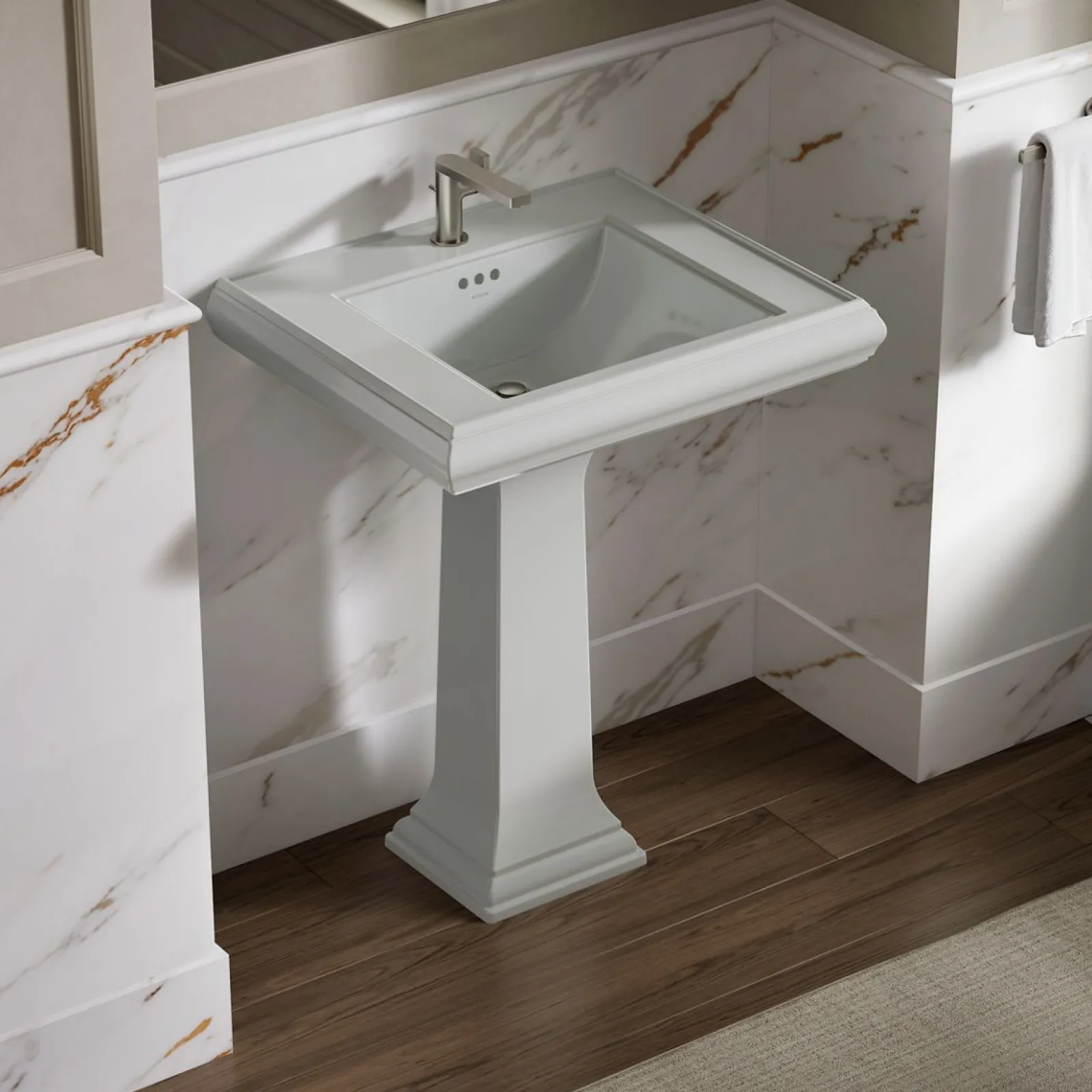 27-1/4" rectangular pedestal bathroom sink^Kohler Online