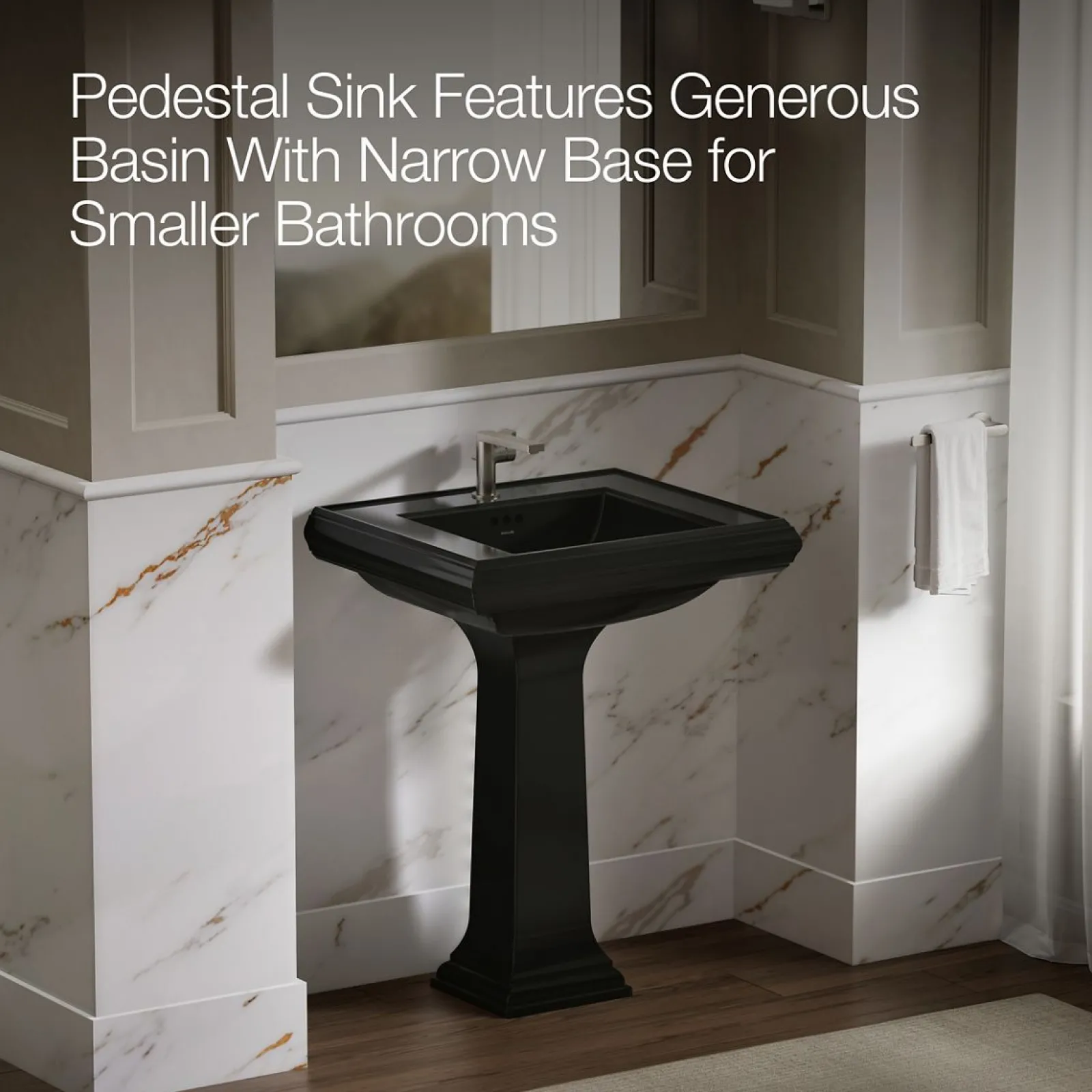 27-1/4" rectangular pedestal bathroom sink^Kohler Online
