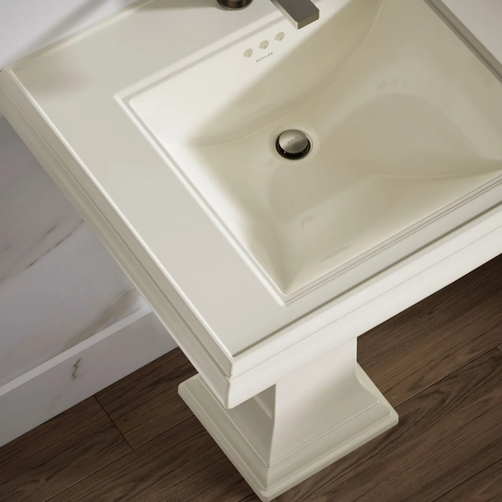 27-1/4" rectangular pedestal bathroom sink^Kohler Online