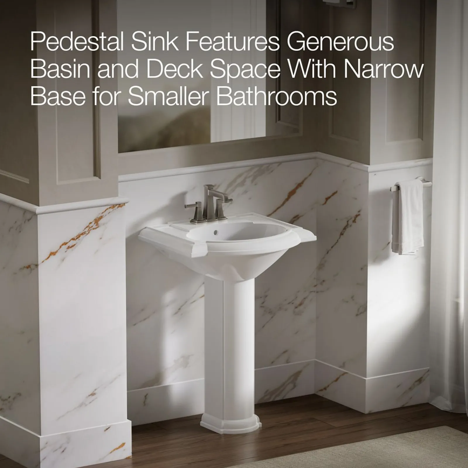 24-1/4" rectangular pedestal bathroom sink^Kohler Discount