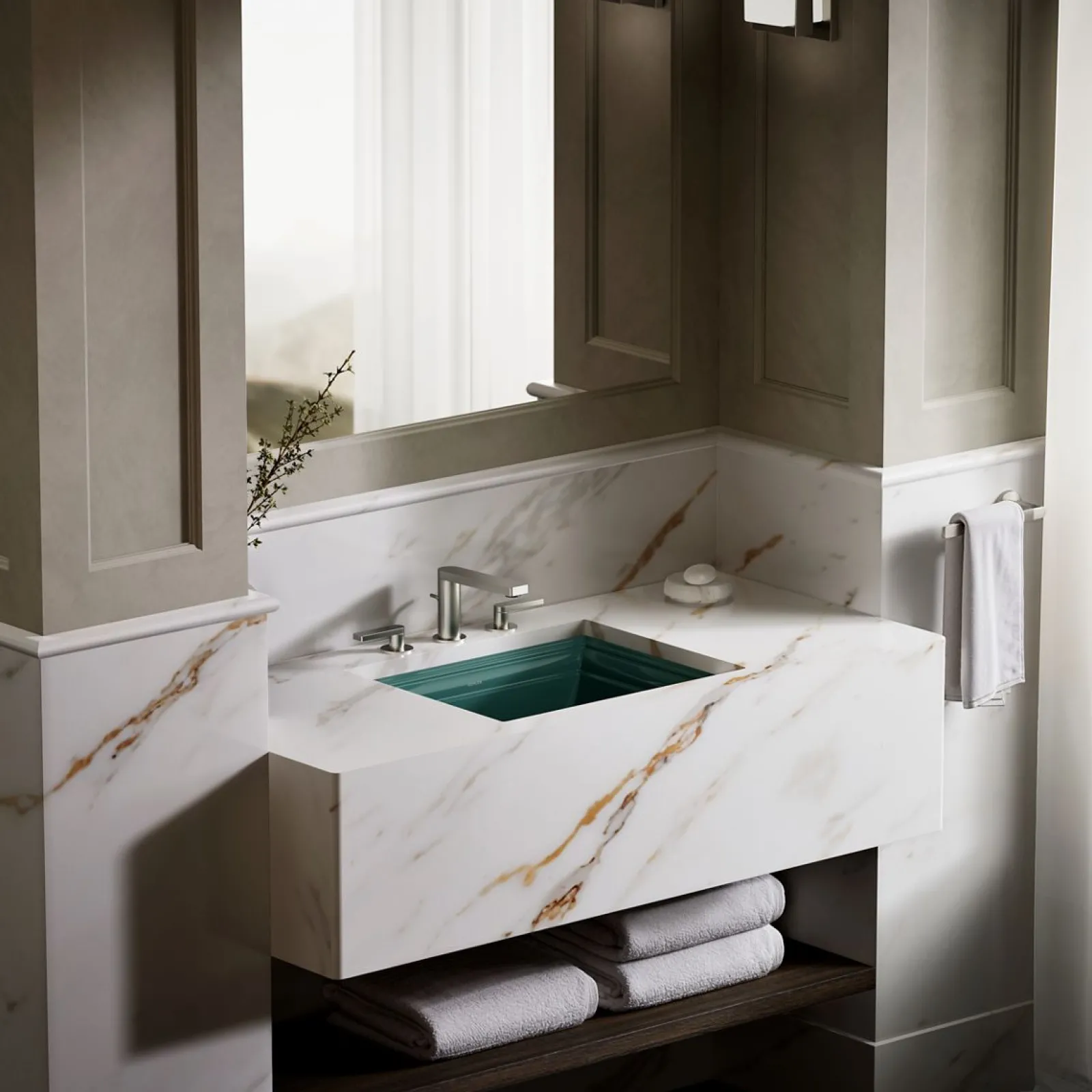 20" rectangular undermount bathroom sink^Kohler Clearance