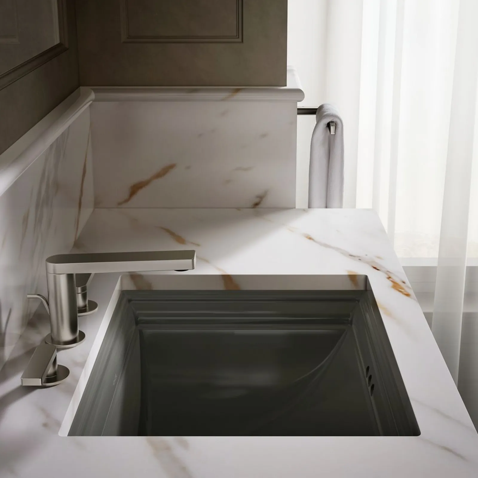 20" rectangular undermount bathroom sink^Kohler Clearance