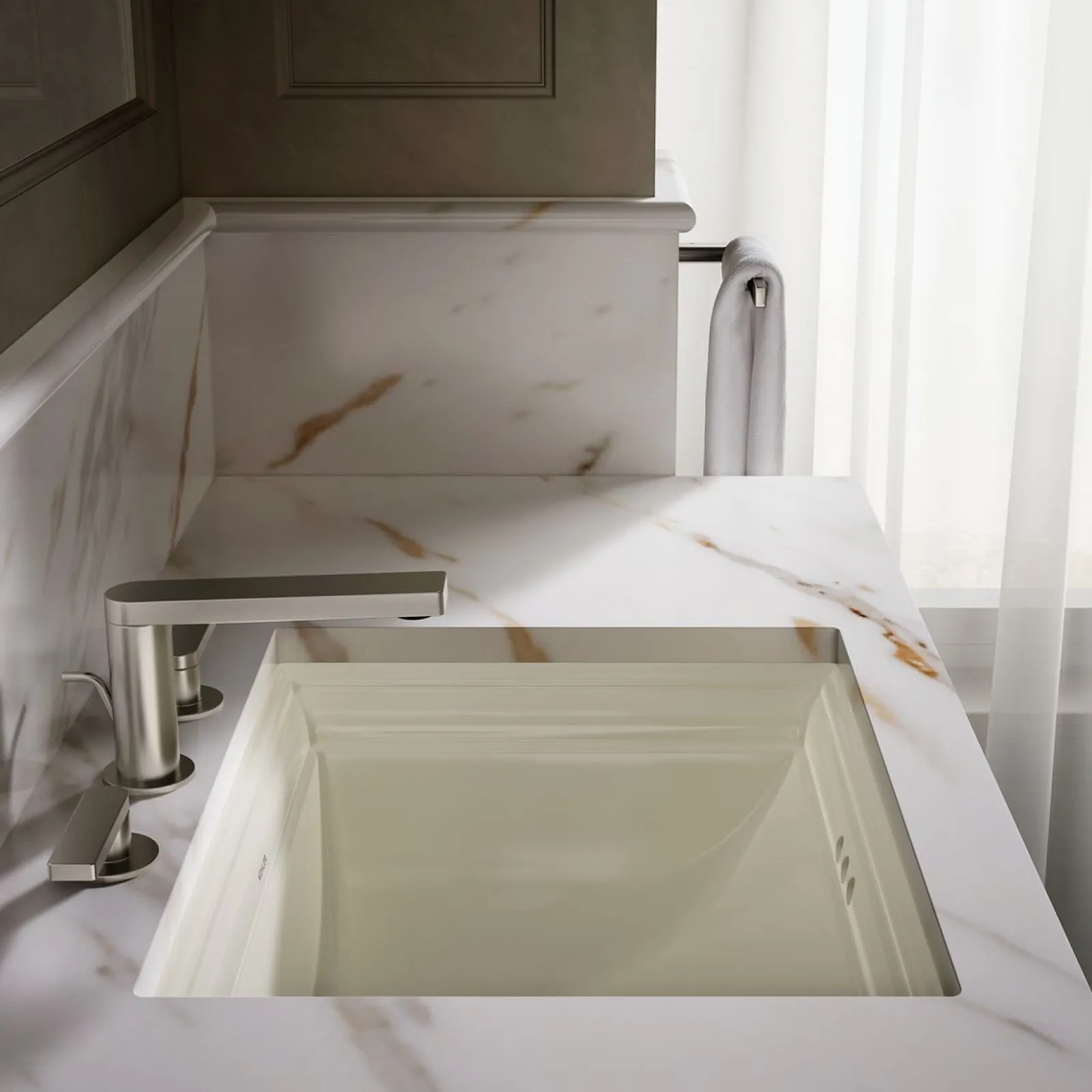 20" rectangular undermount bathroom sink^Kohler Clearance