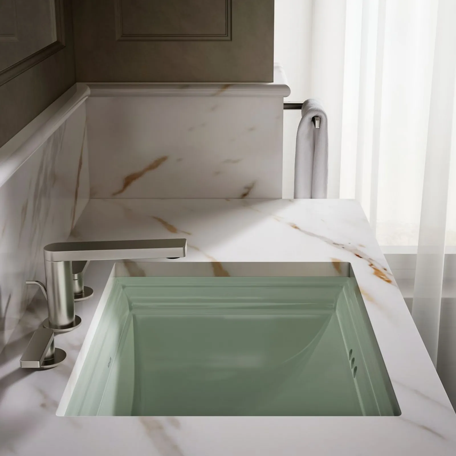 20" rectangular undermount bathroom sink^Kohler Clearance