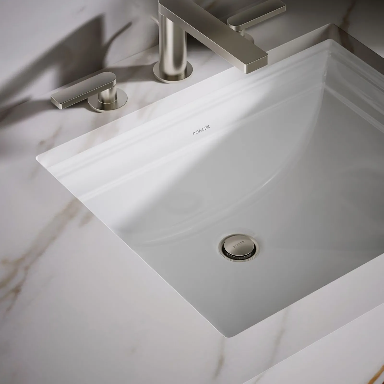 20" rectangular undermount bathroom sink^Kohler Clearance