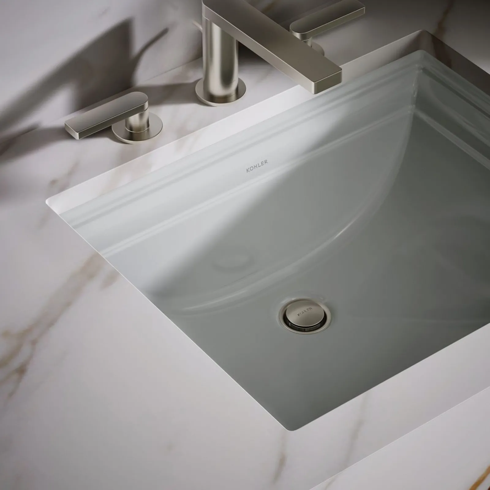 20" rectangular undermount bathroom sink^Kohler Clearance