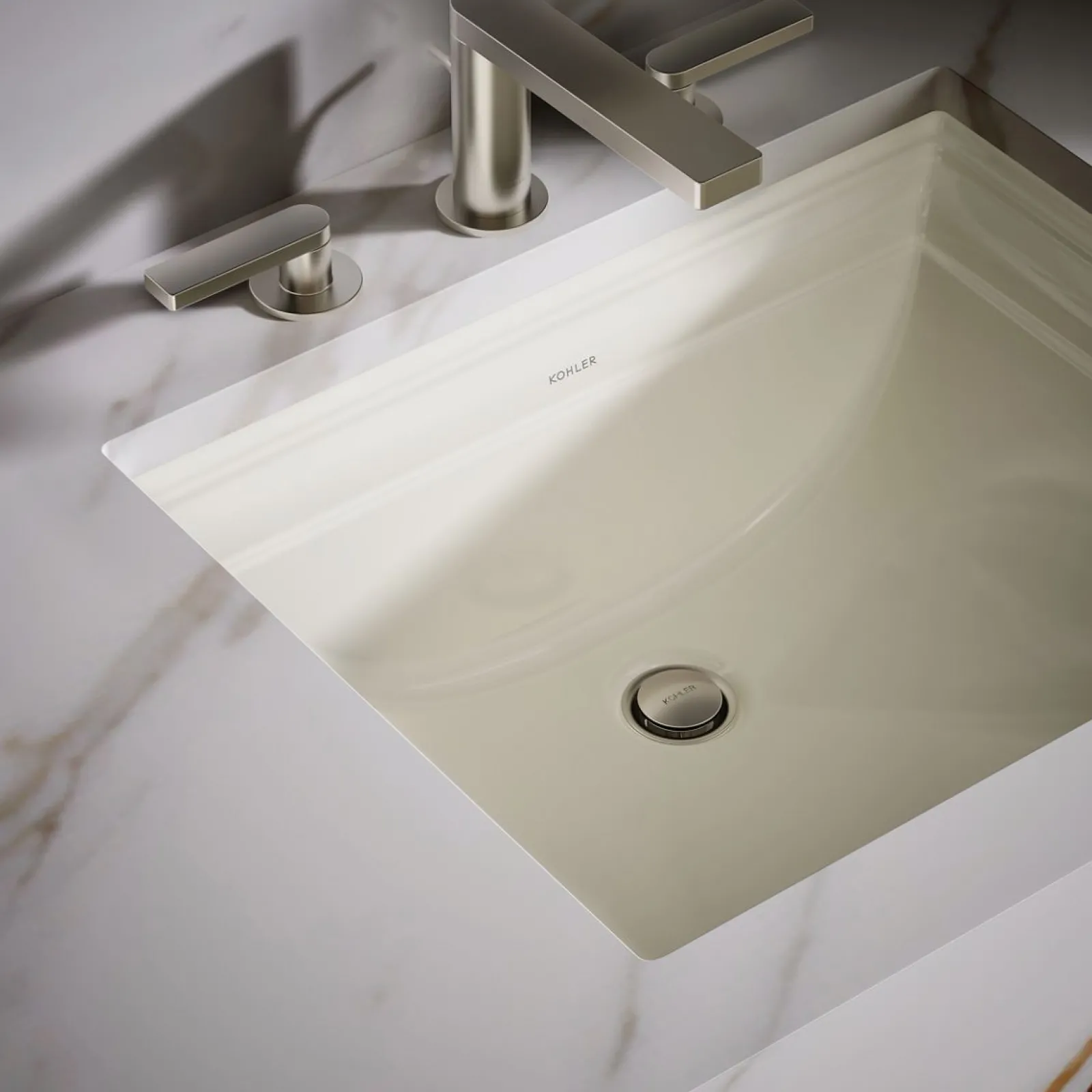 20" rectangular undermount bathroom sink^Kohler Clearance
