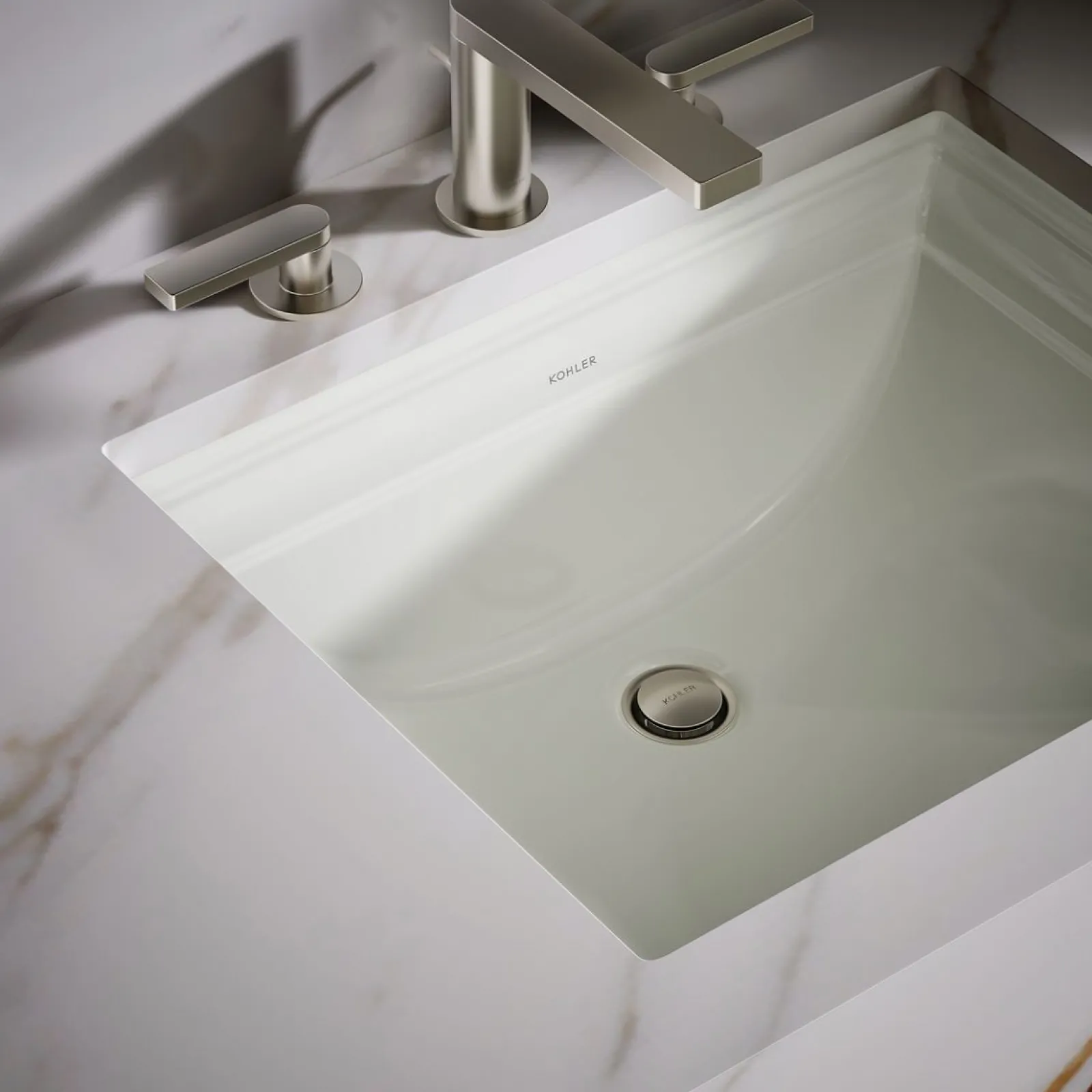 20" rectangular undermount bathroom sink^Kohler Clearance