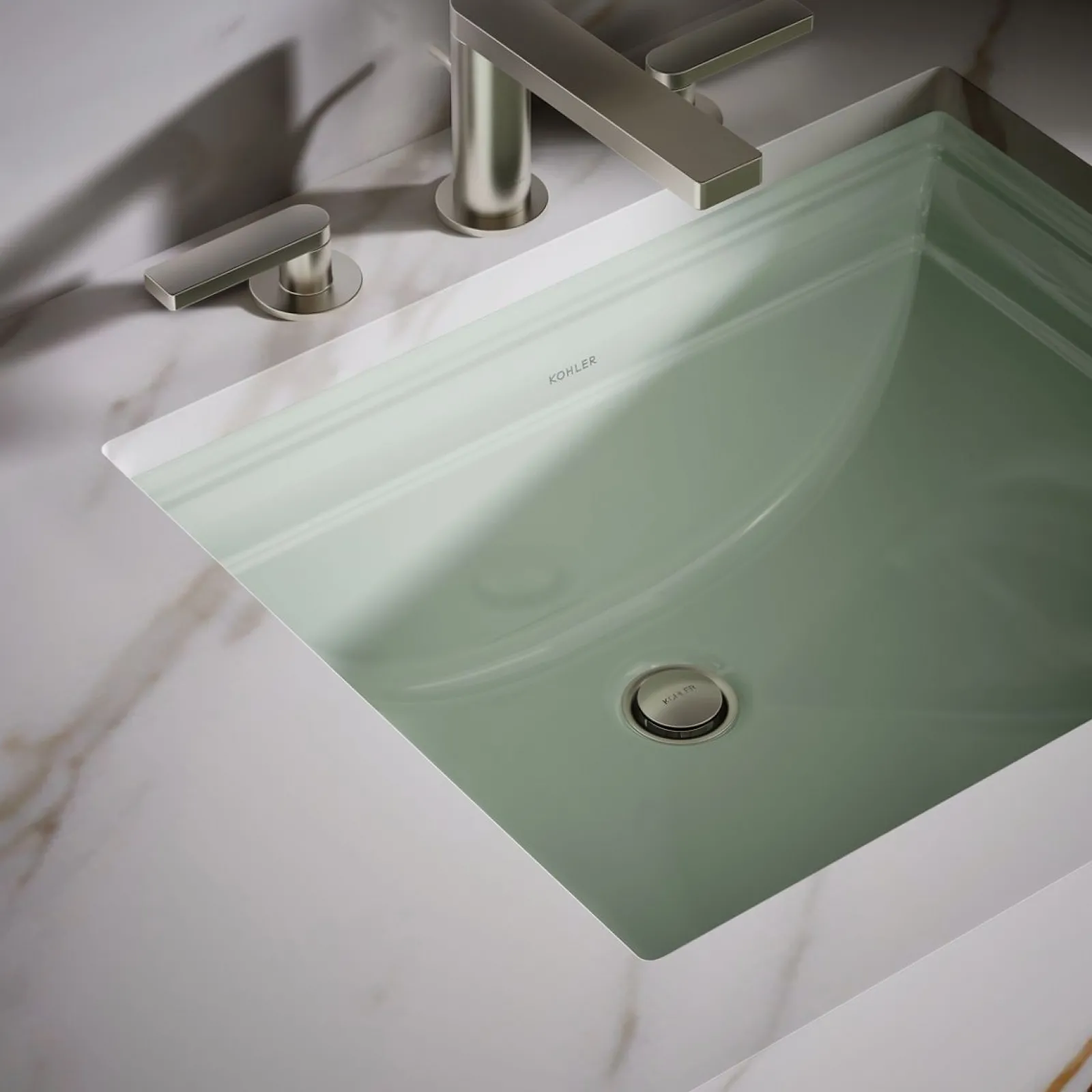 20" rectangular undermount bathroom sink^Kohler Clearance