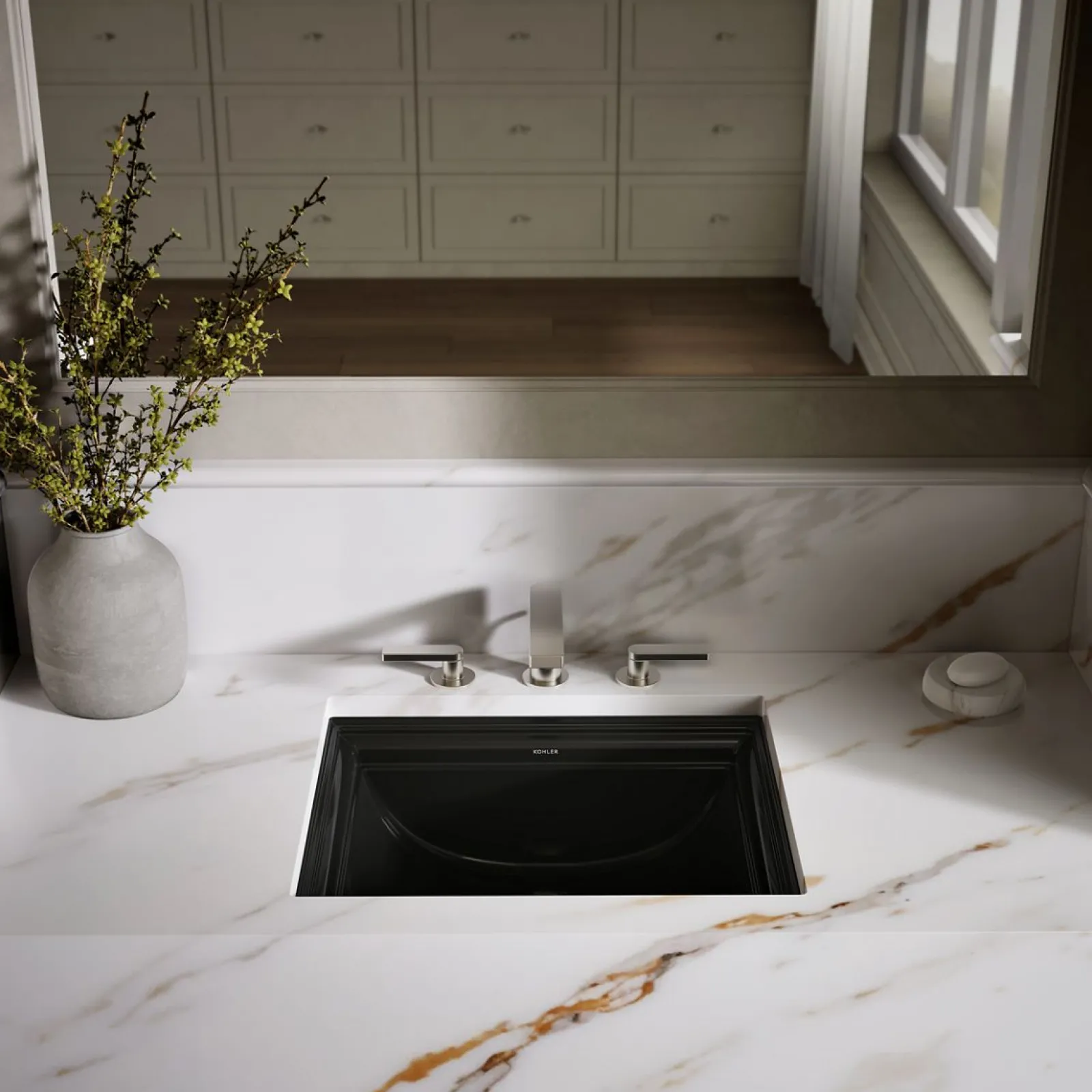 20" rectangular undermount bathroom sink^Kohler Clearance