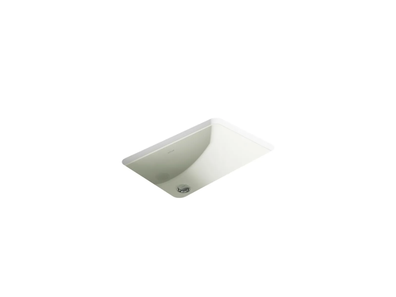 21" rectangular undermount bathroom sink^Kohler