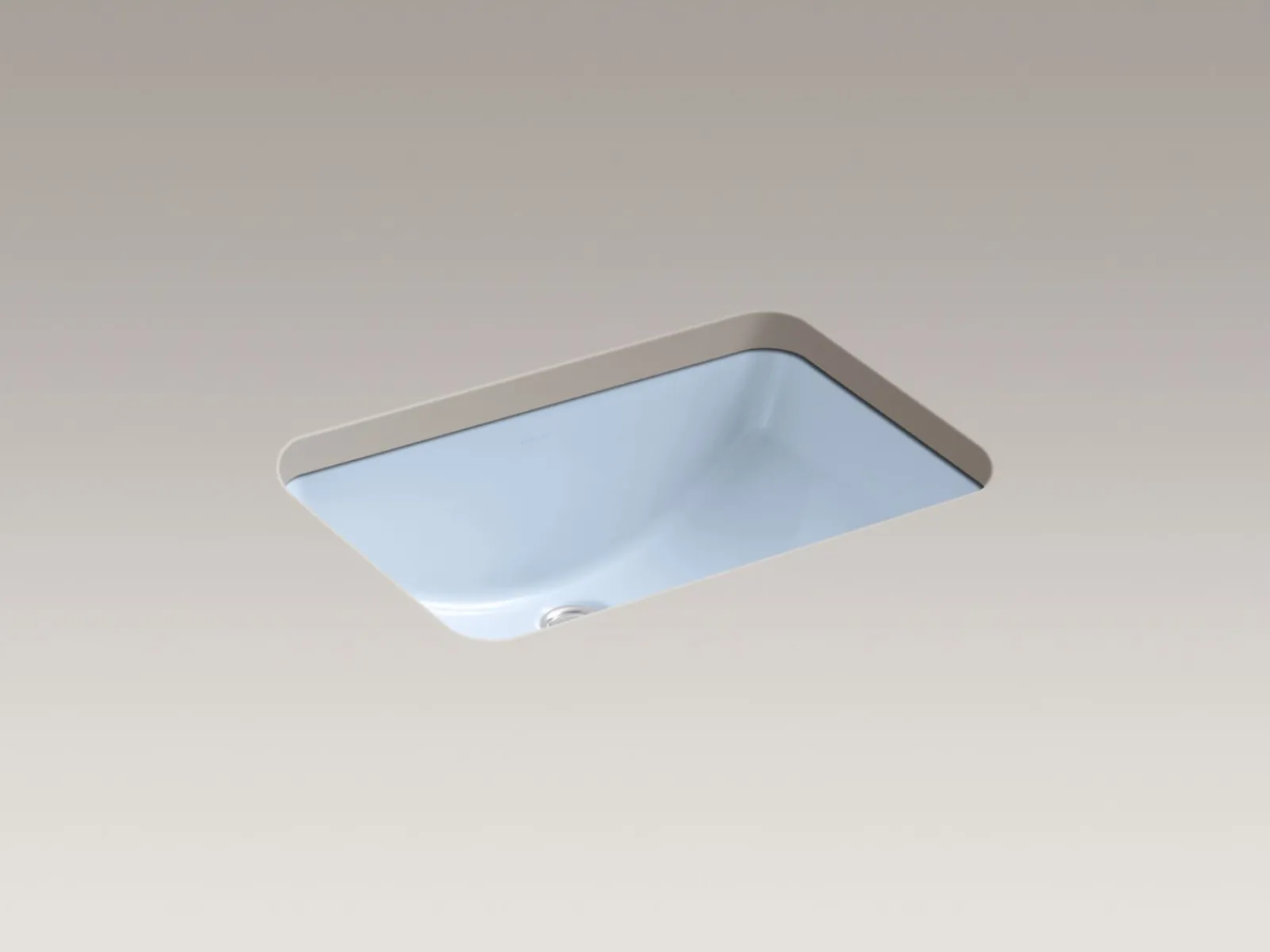 21" rectangular undermount bathroom sink^Kohler