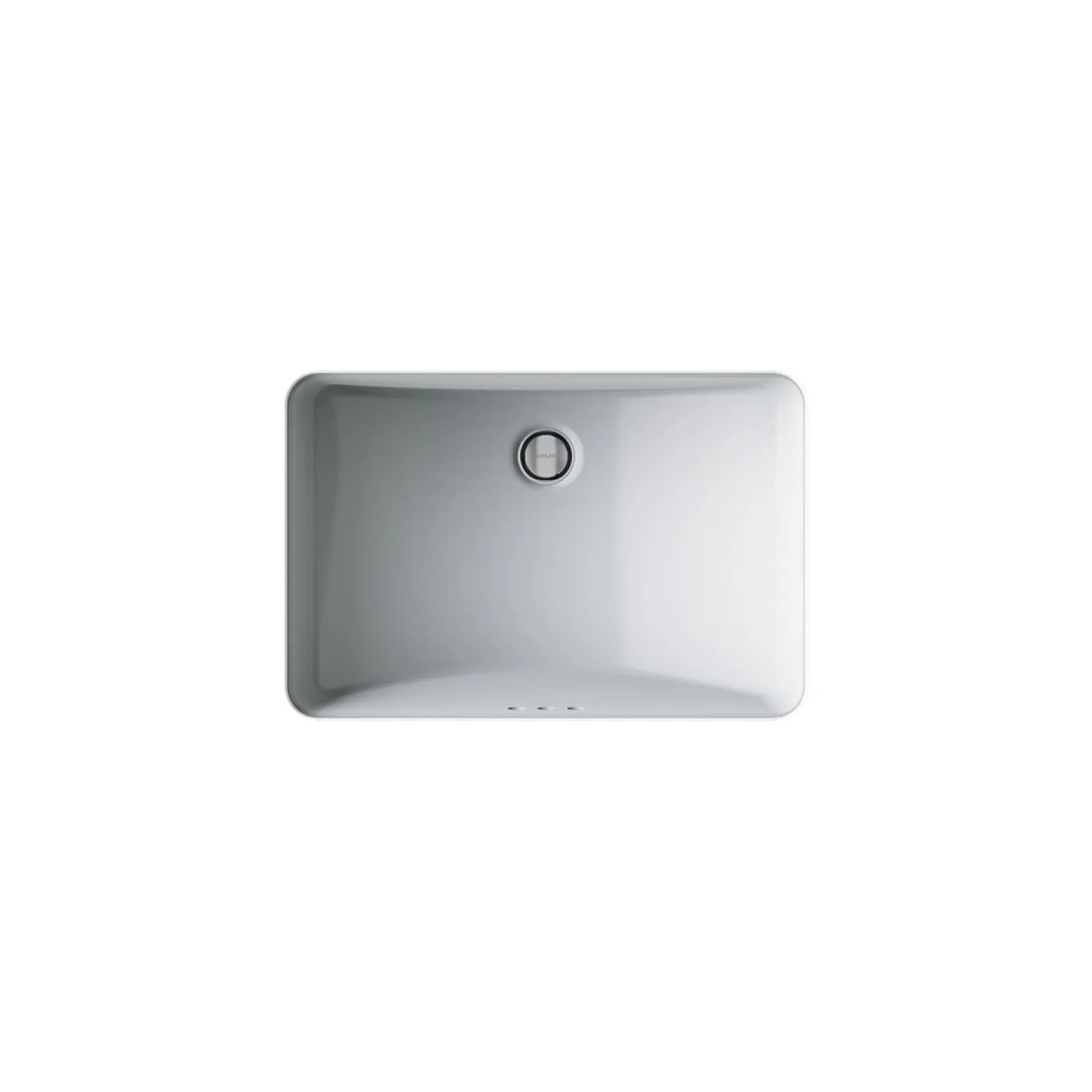 21" rectangular undermount bathroom sink^Kohler