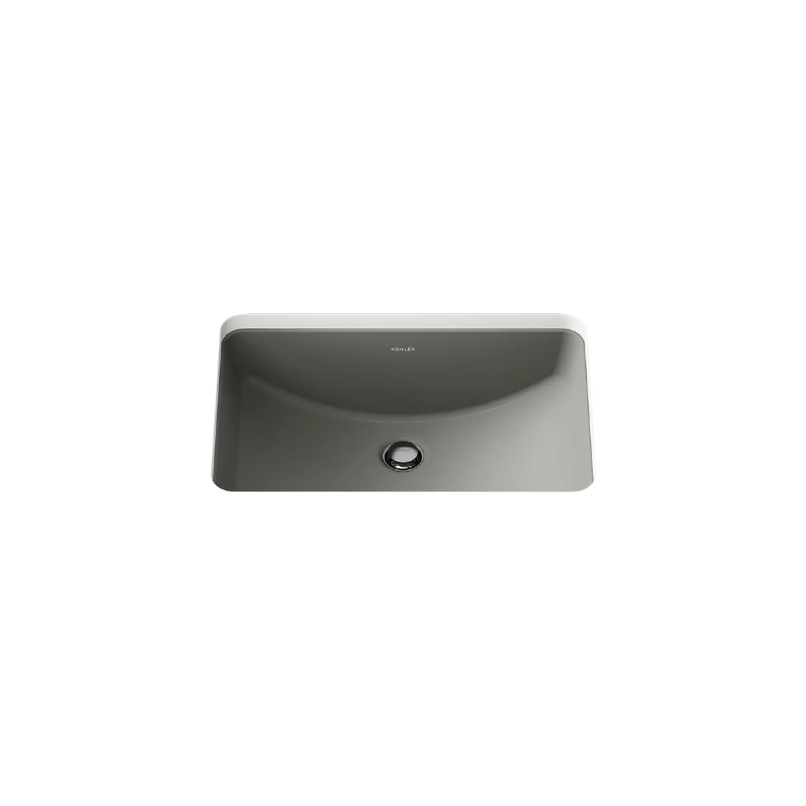 21" rectangular undermount bathroom sink^Kohler